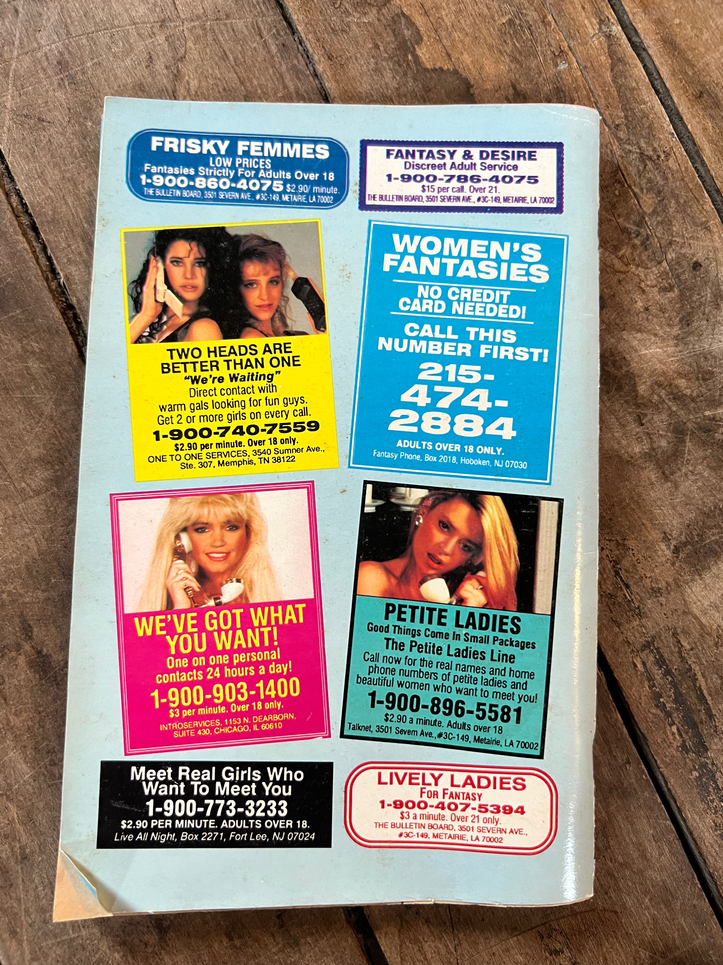 HOUSEWIFE SEX MAIL Magazine - Winter 1992 Issue