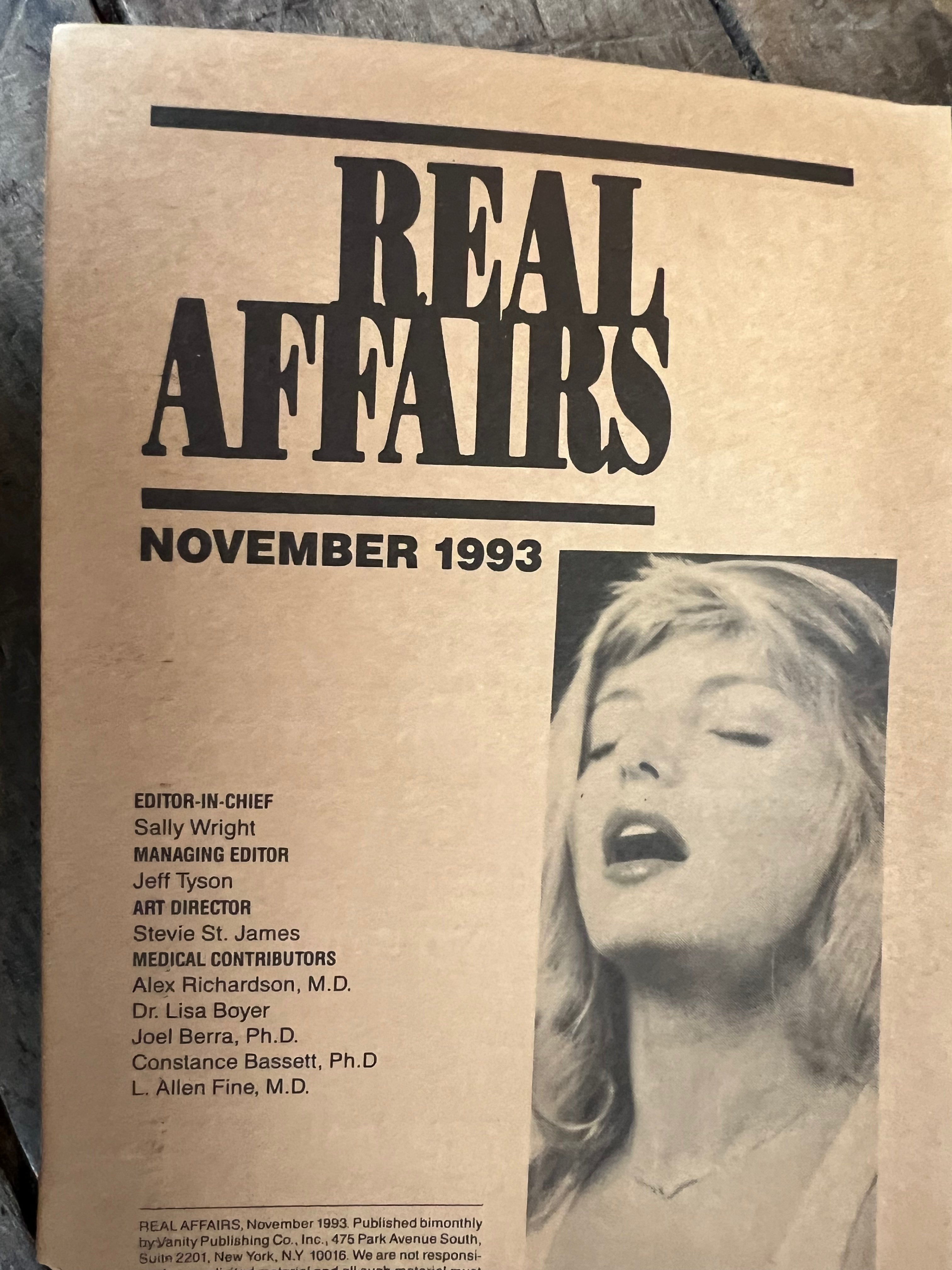 REAL AFFAIRS Magazine - November 1993 Issue
