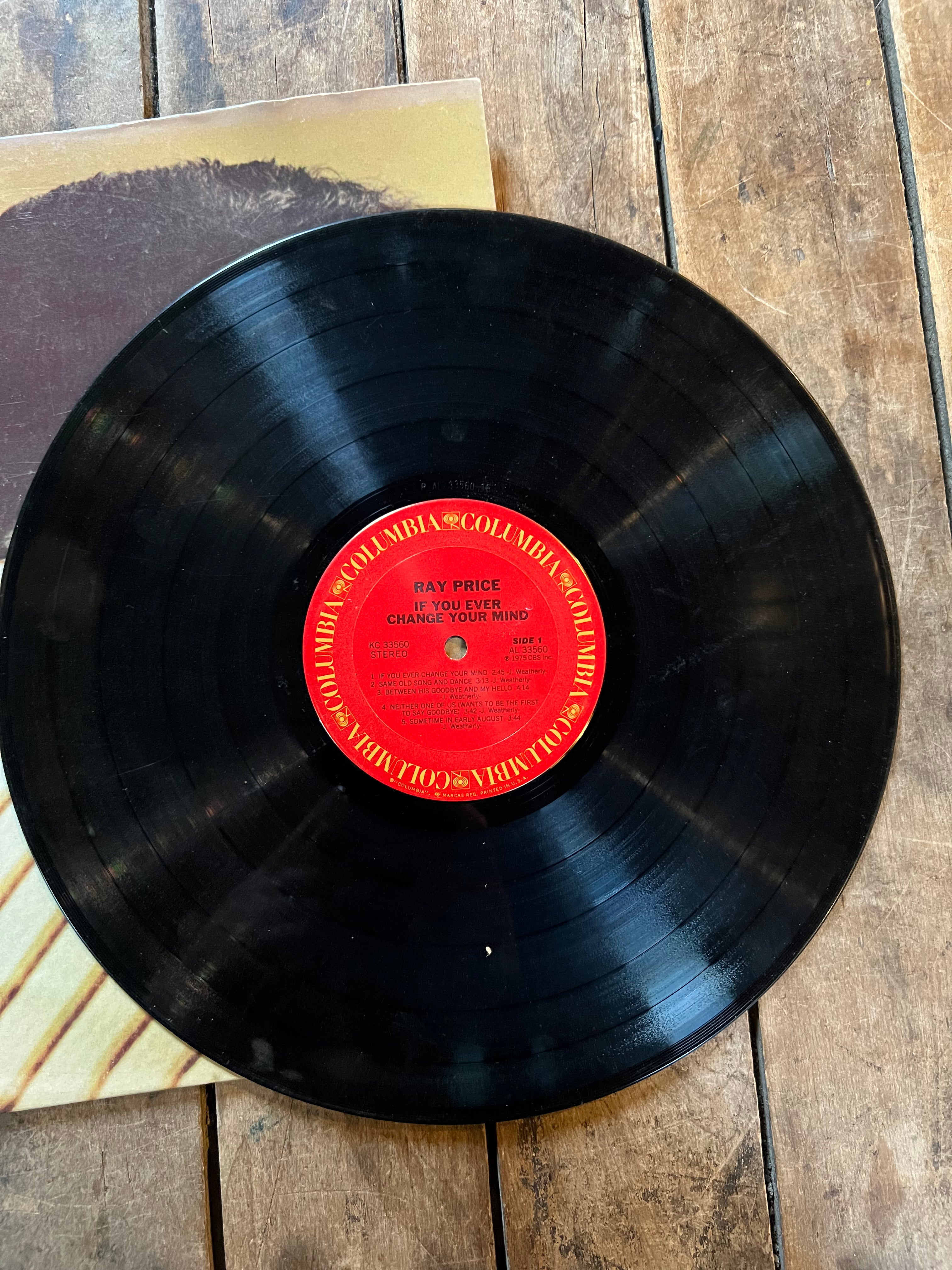 Ray Price “If You Ever Change Your Mind” 1975 Columbia Records - Vinyl LP Album