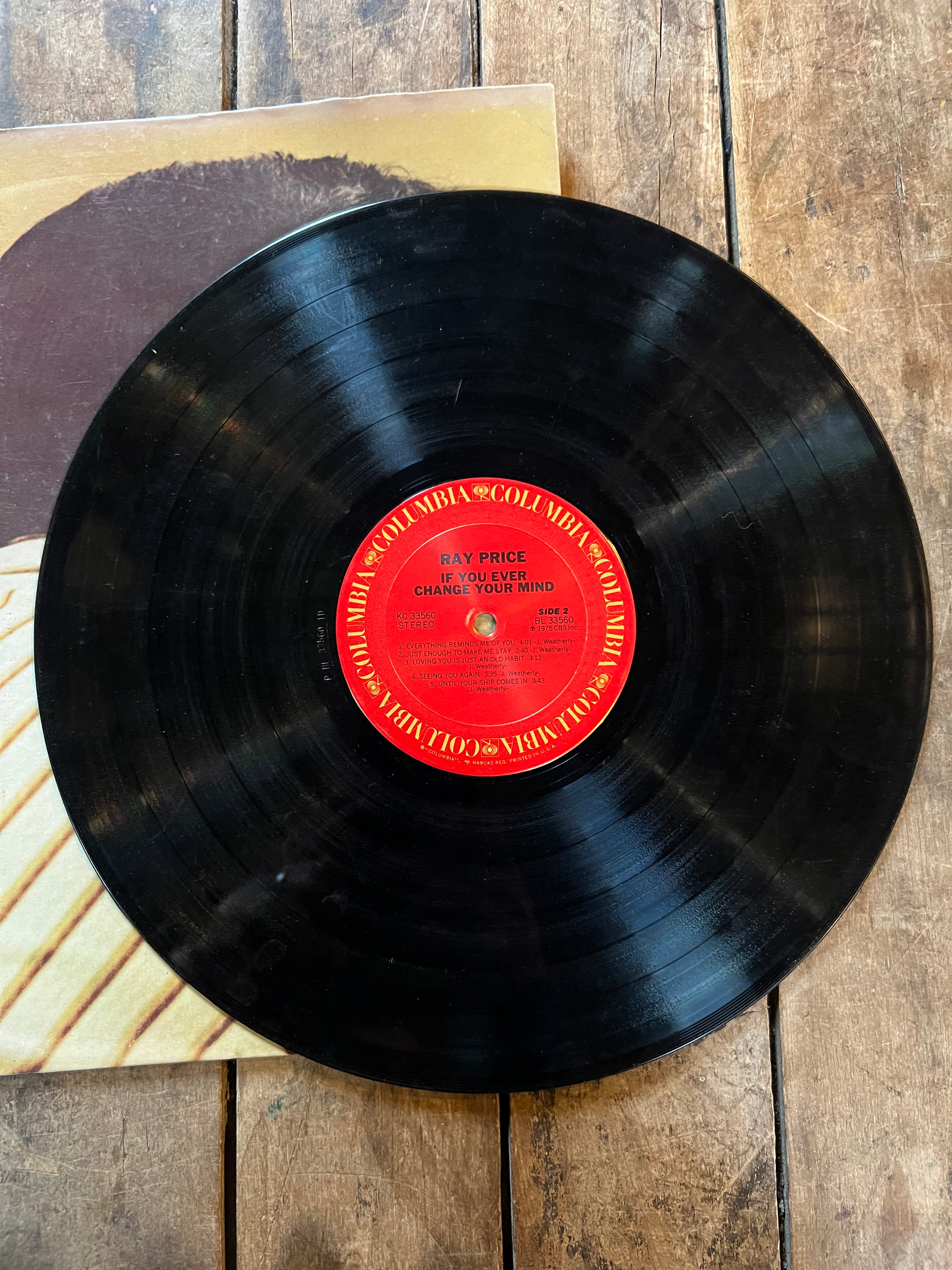 Ray Price “If You Ever Change Your Mind” 1975 Columbia Records - Vinyl LP Album