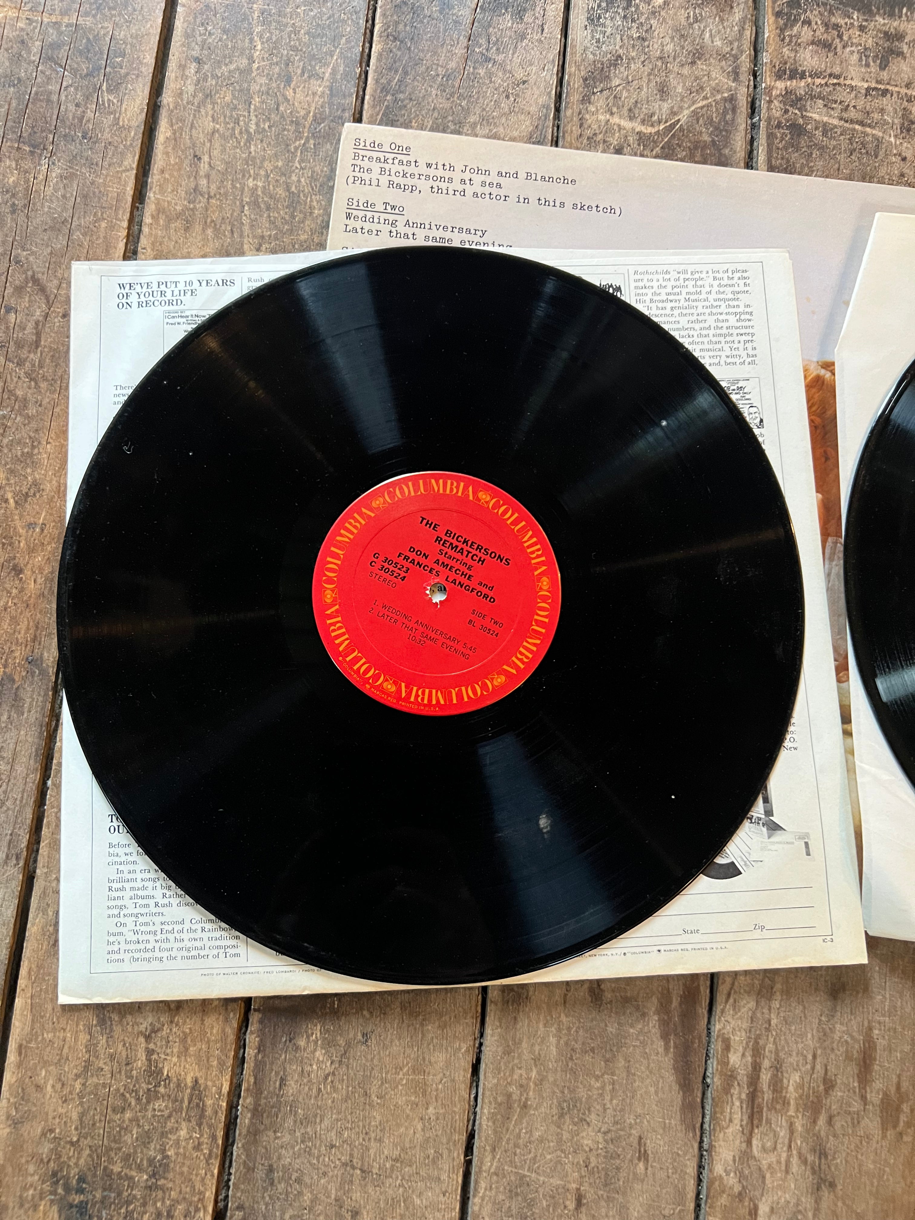 Don Ameche & Frances Langford - The Bickersons Rematch - Columbia Records Vinyl LP Album