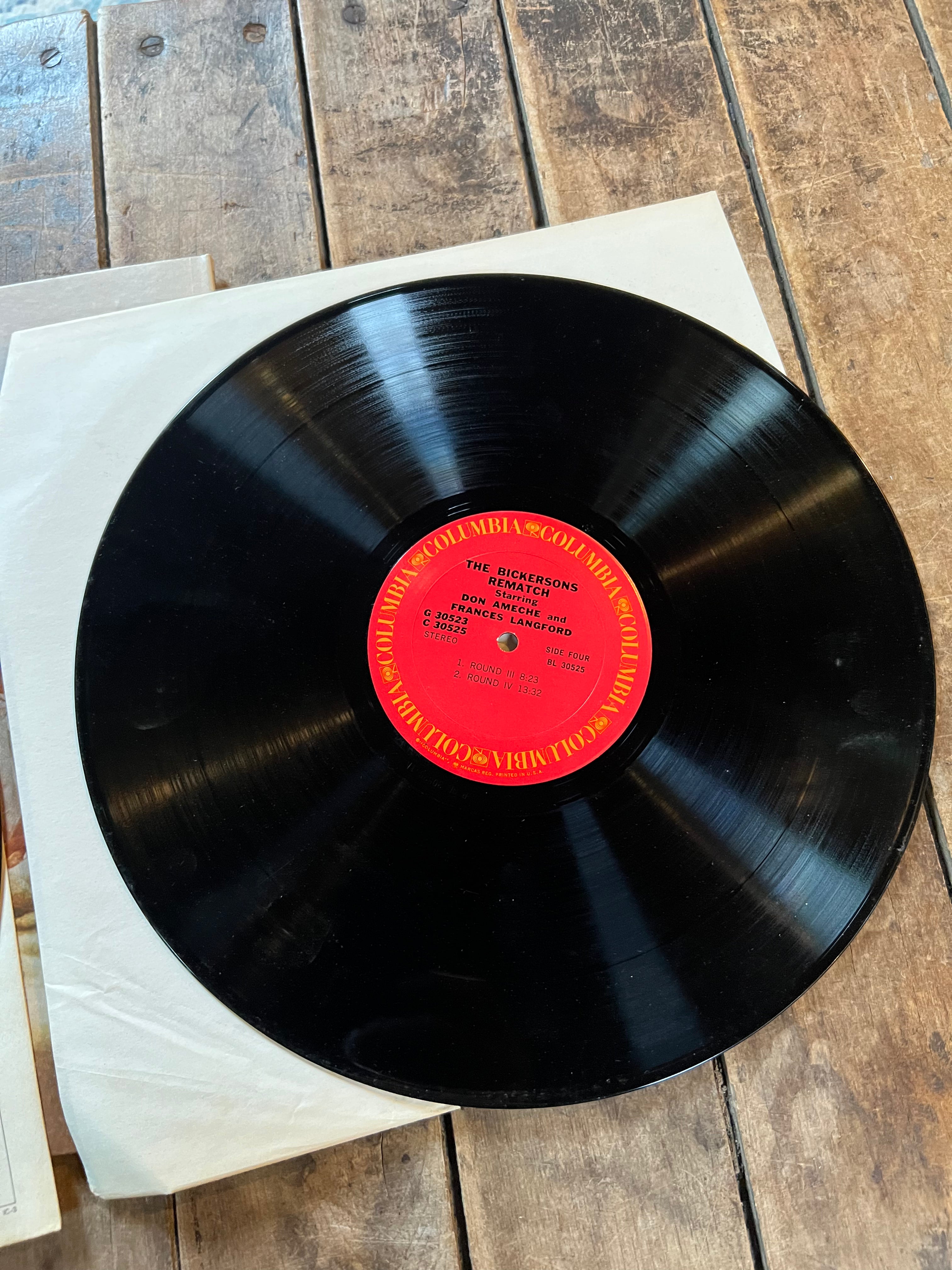 Don Ameche & Frances Langford - The Bickersons Rematch - Columbia Records Vinyl LP Album