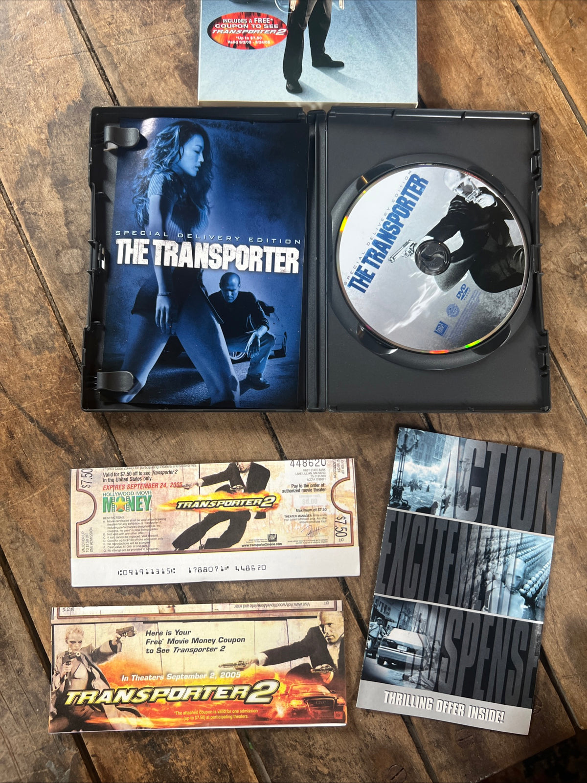 The Transporter ( DVD 2002 ) Action / Thriller [PG-13]