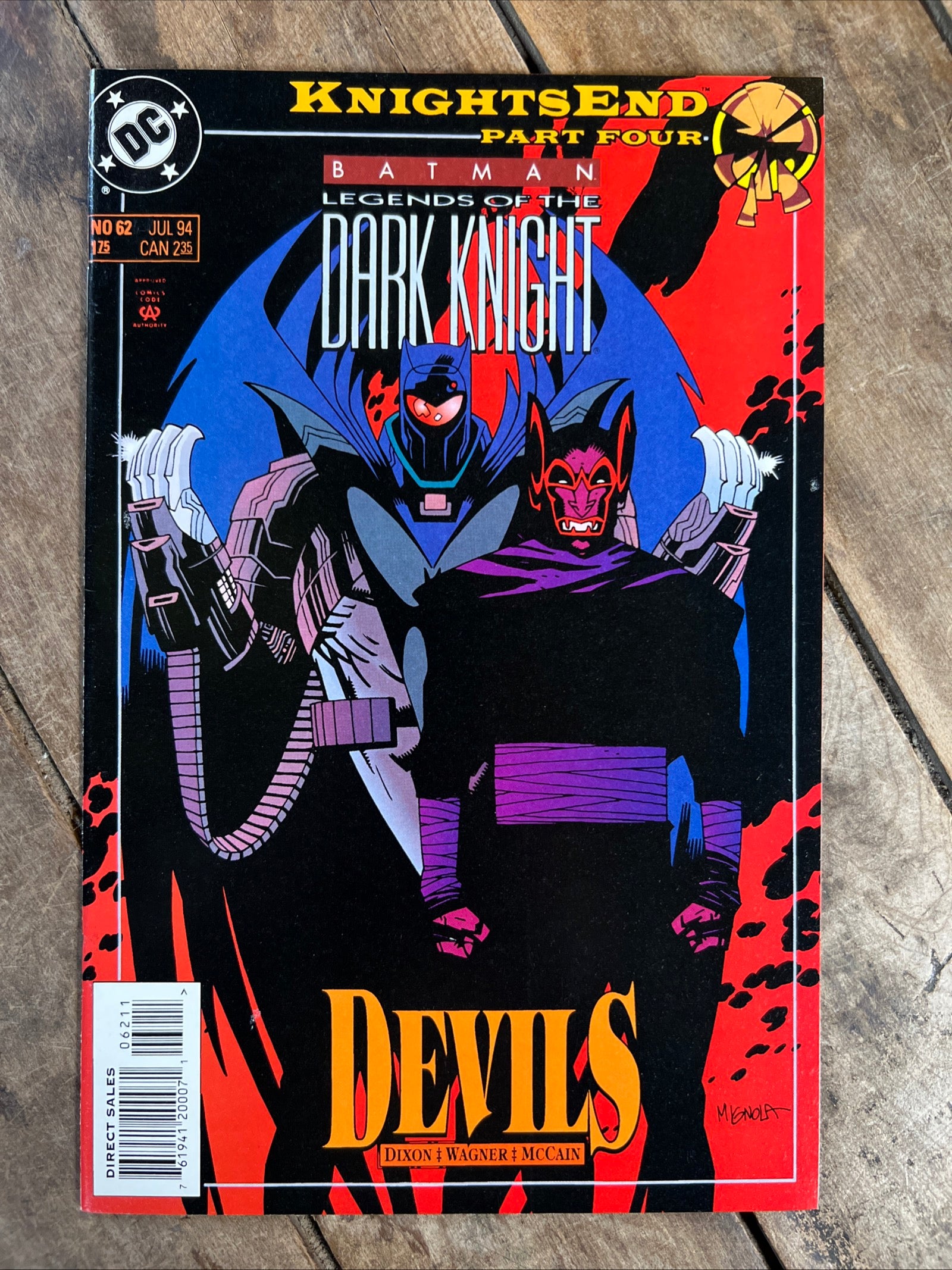 Batman: Legends of the Dark Knight #62 (1994) DC Comics - Knights End Part Four - DEVILS