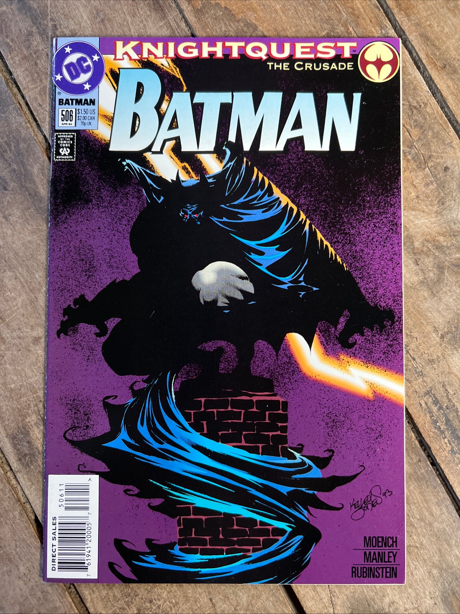 Batman #506 (1994) DC Comics - Knight Quest The Crusade