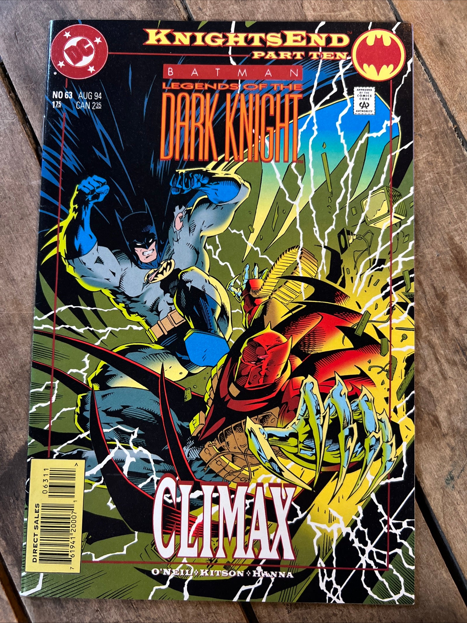 Batman: Legends of the Dark Knight #63 (1994) DC Comics - Knights End Part Ten