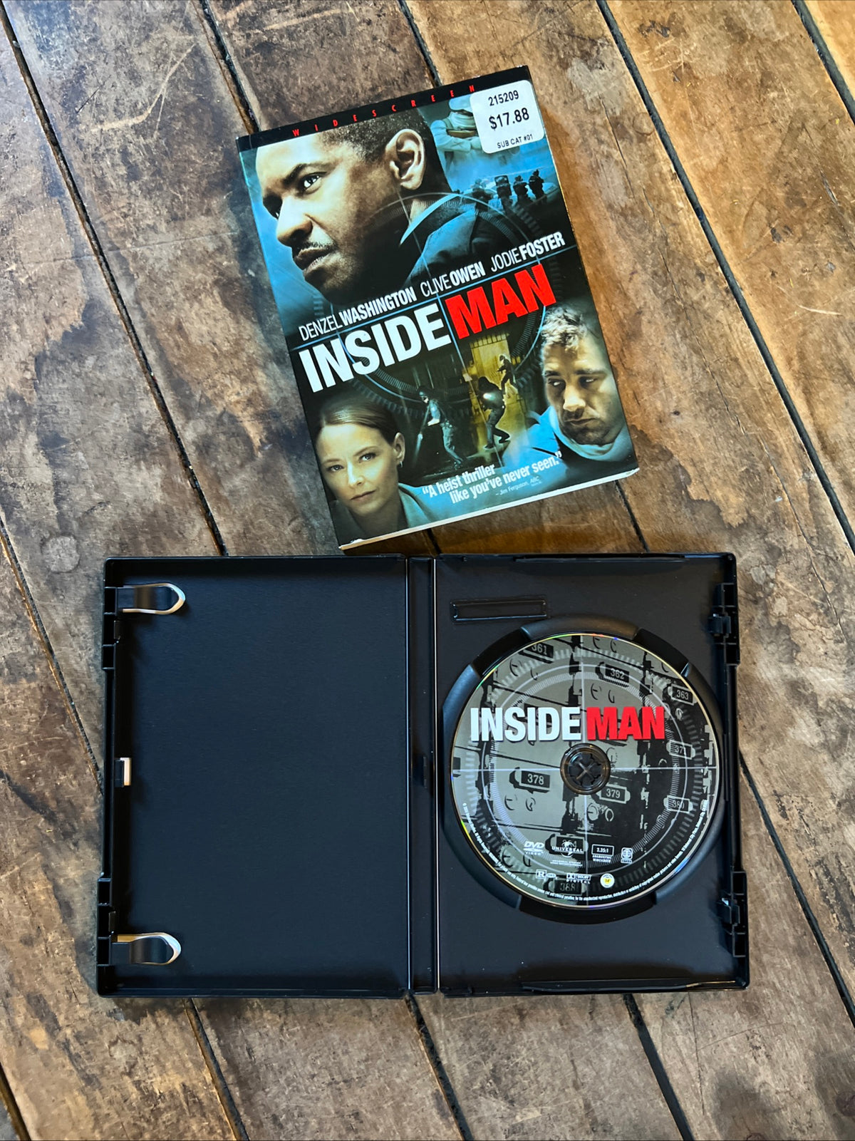 Inside Man (DVD 2006) Thriller / Crime [R]