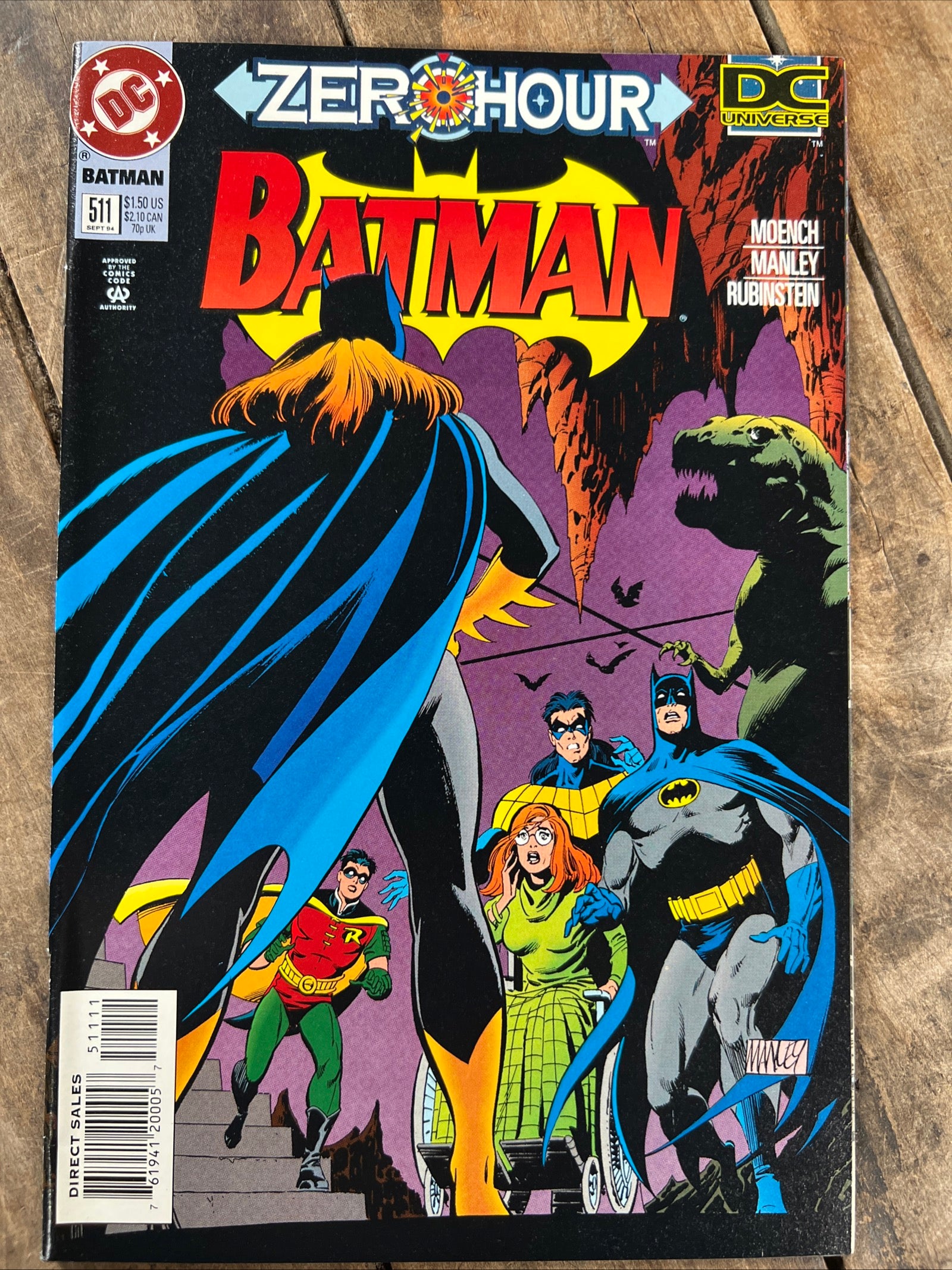 Batman #511 (1994) DC Comics Universe - Zero Hour