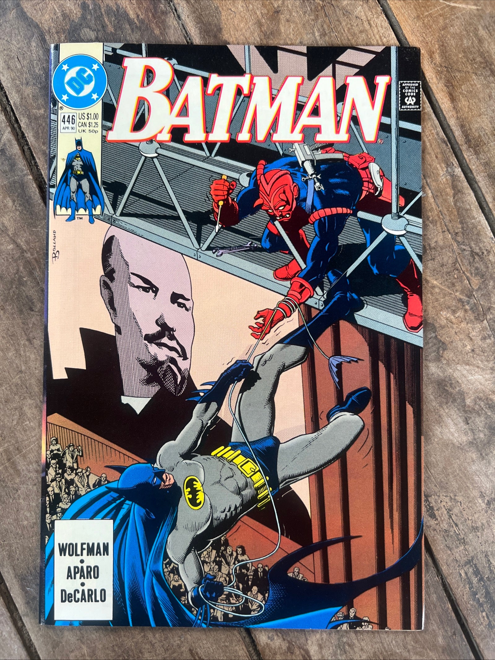 Batman #446 (1990) DC Comics - When The Earth Dies (Chapter Two: Underworlds )
