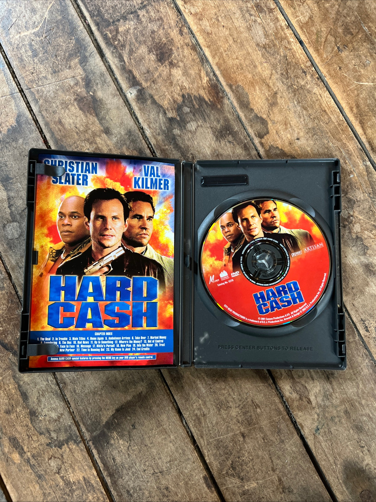 HARD CASH (DVD 2002) Thriller/Action [R]