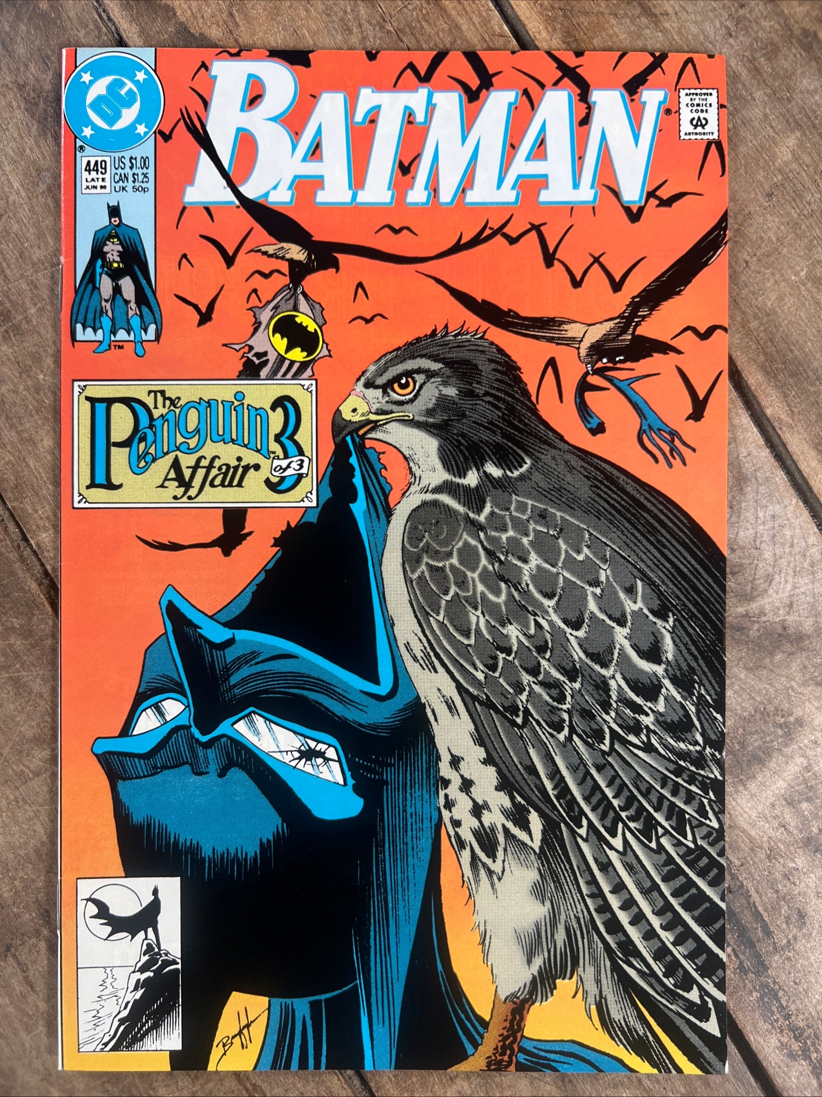 Batman #449 (1990) DC Comics - The Penguin Affair ( 3 of 3 )