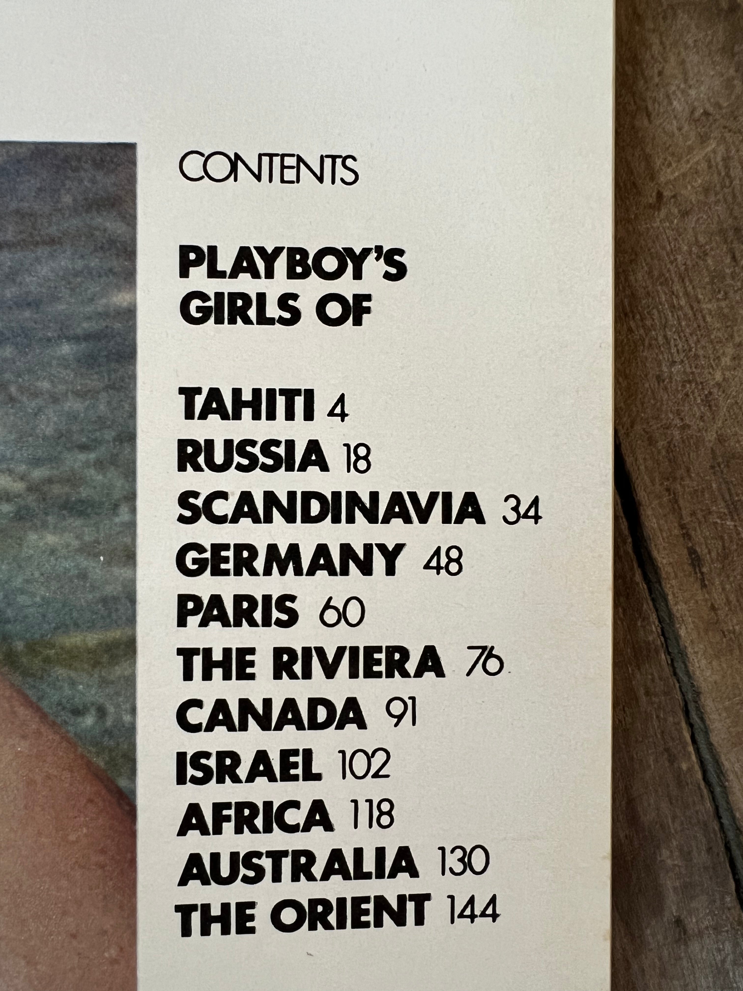 Playboy Magazine 1971 Issue - Playboy’s Girls Of The World Special Edition