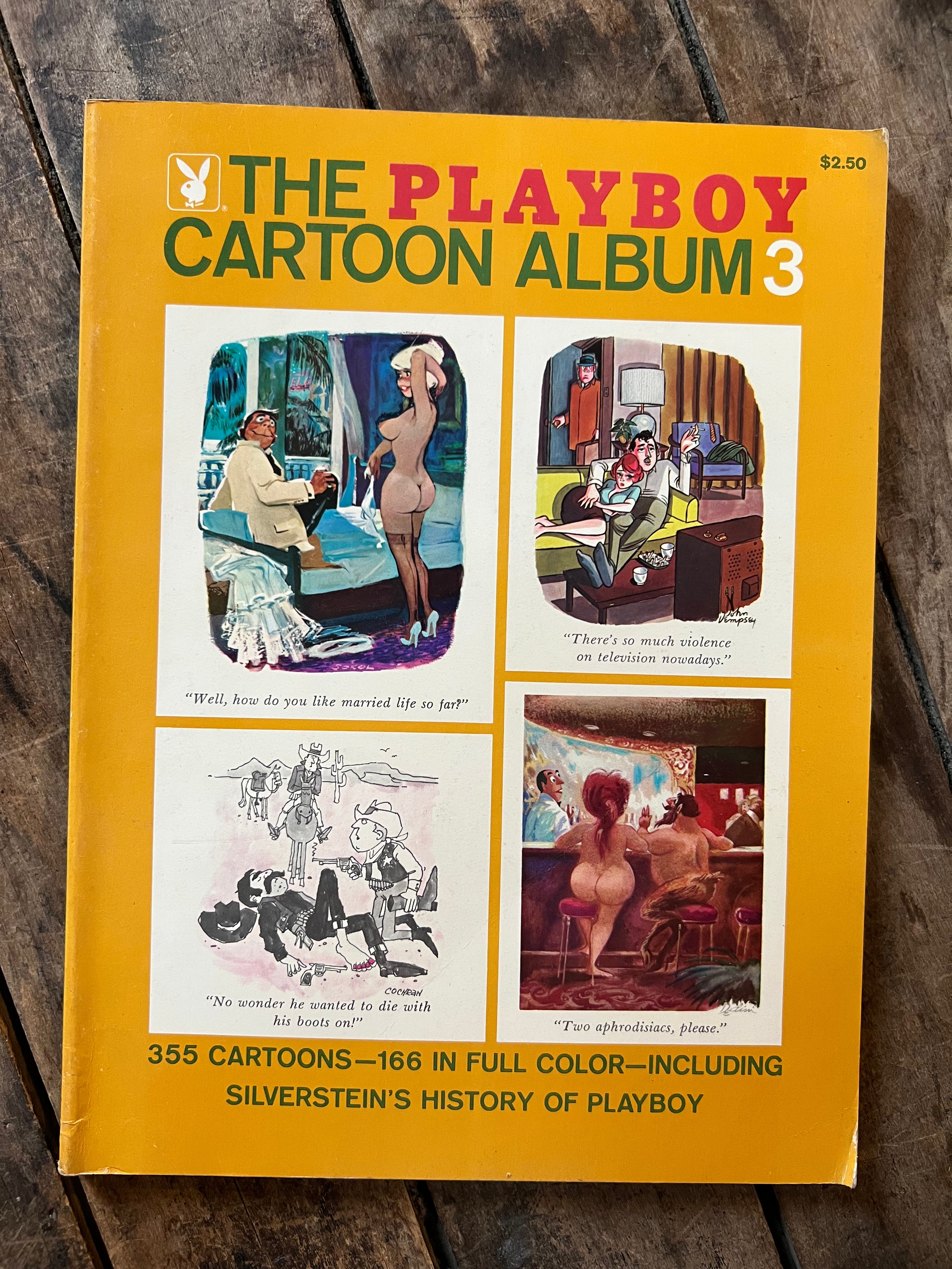 Playboy Magazine 1969 Issue - The Playboy Cartoon Album 3 - Silverstein’s History