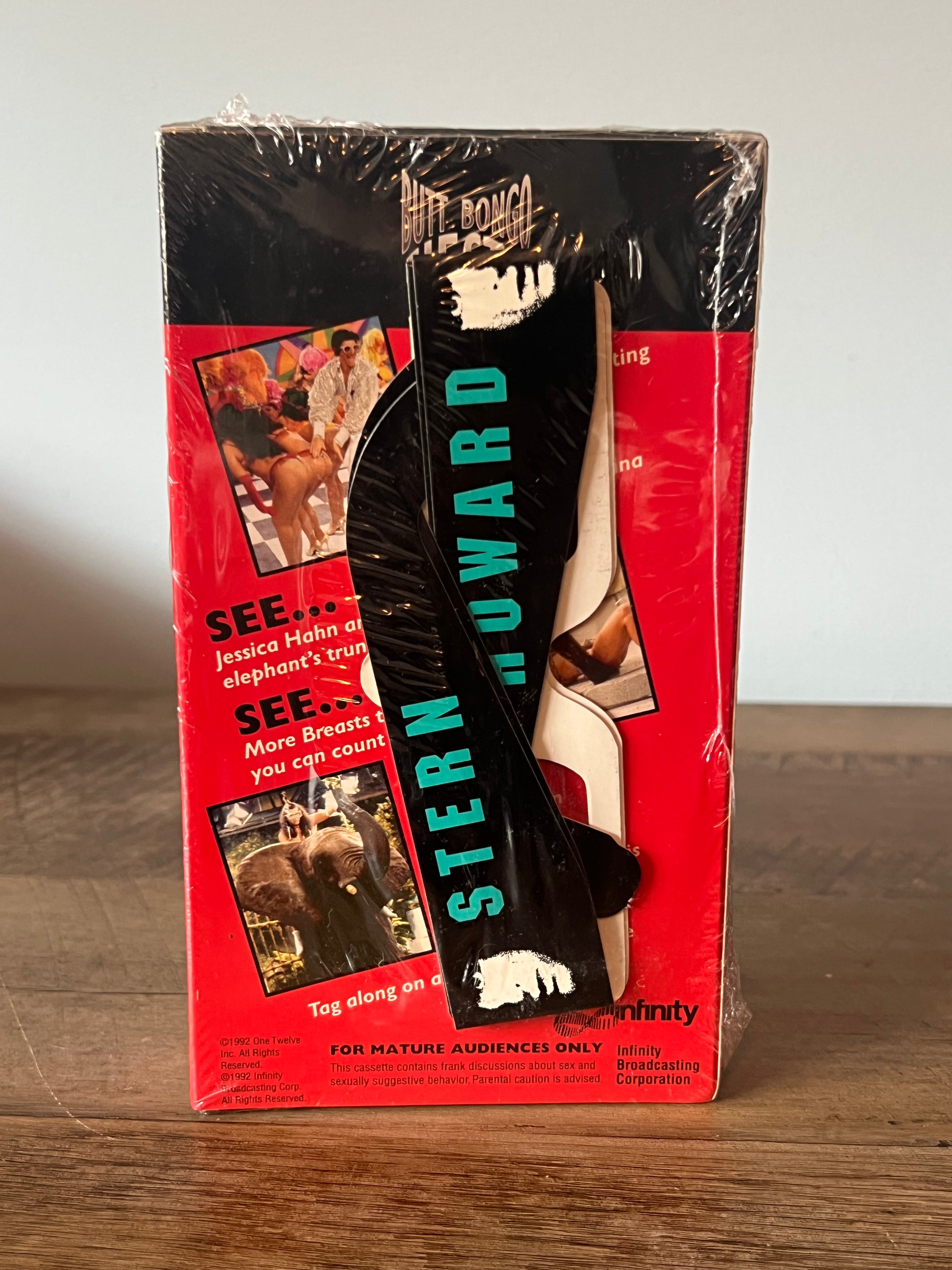 Howard Stern's Butt Bongo Fiesta [ NC-17 ]1992 VHS - NEW SEALED VHS & 3D Glasses
