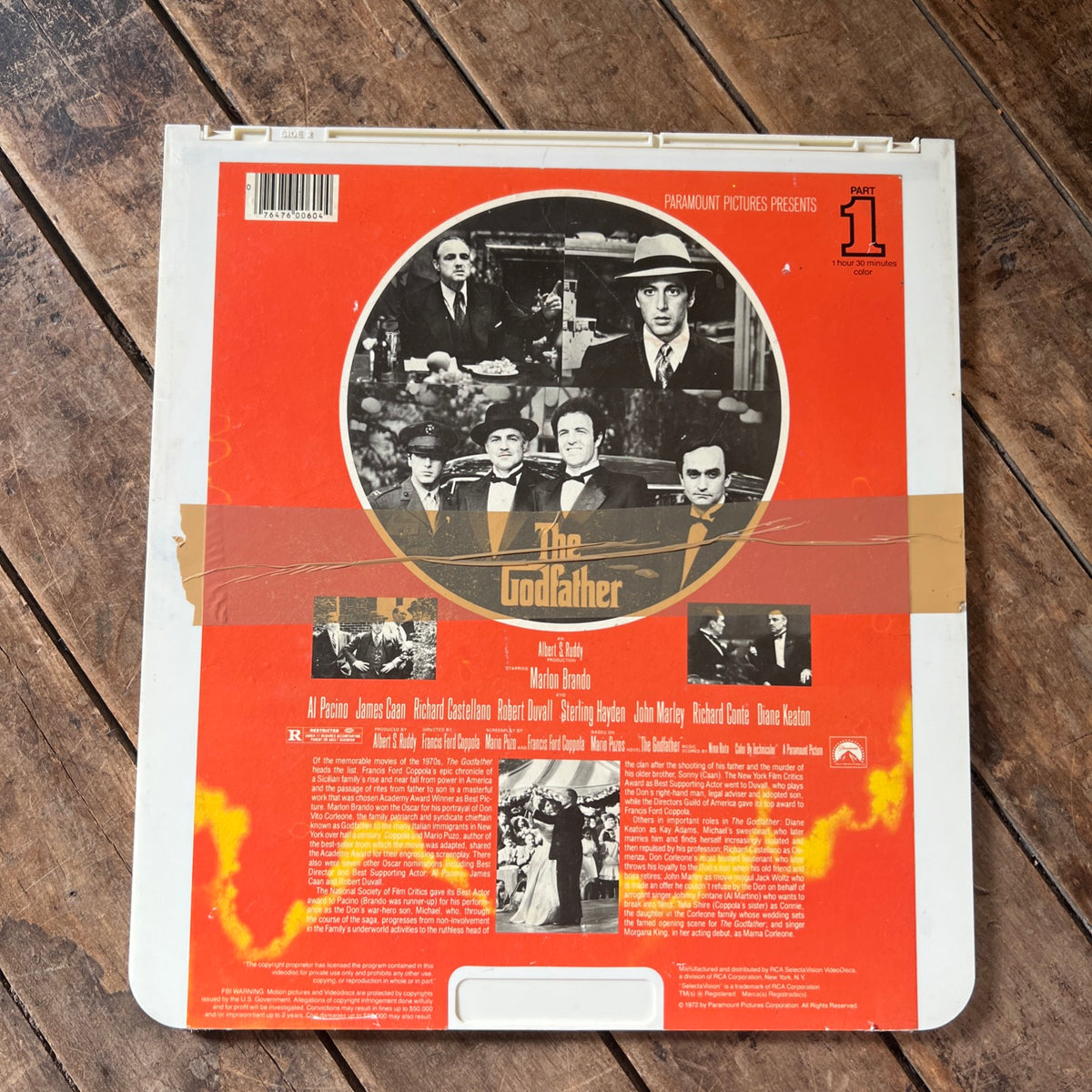 The Godfather ( LASERDISC 1972 ) Crime / Drama [R]