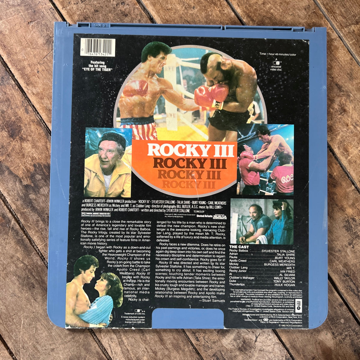 ROCKY III ( LASERDISC 1982 ) Sports / Action [PG]