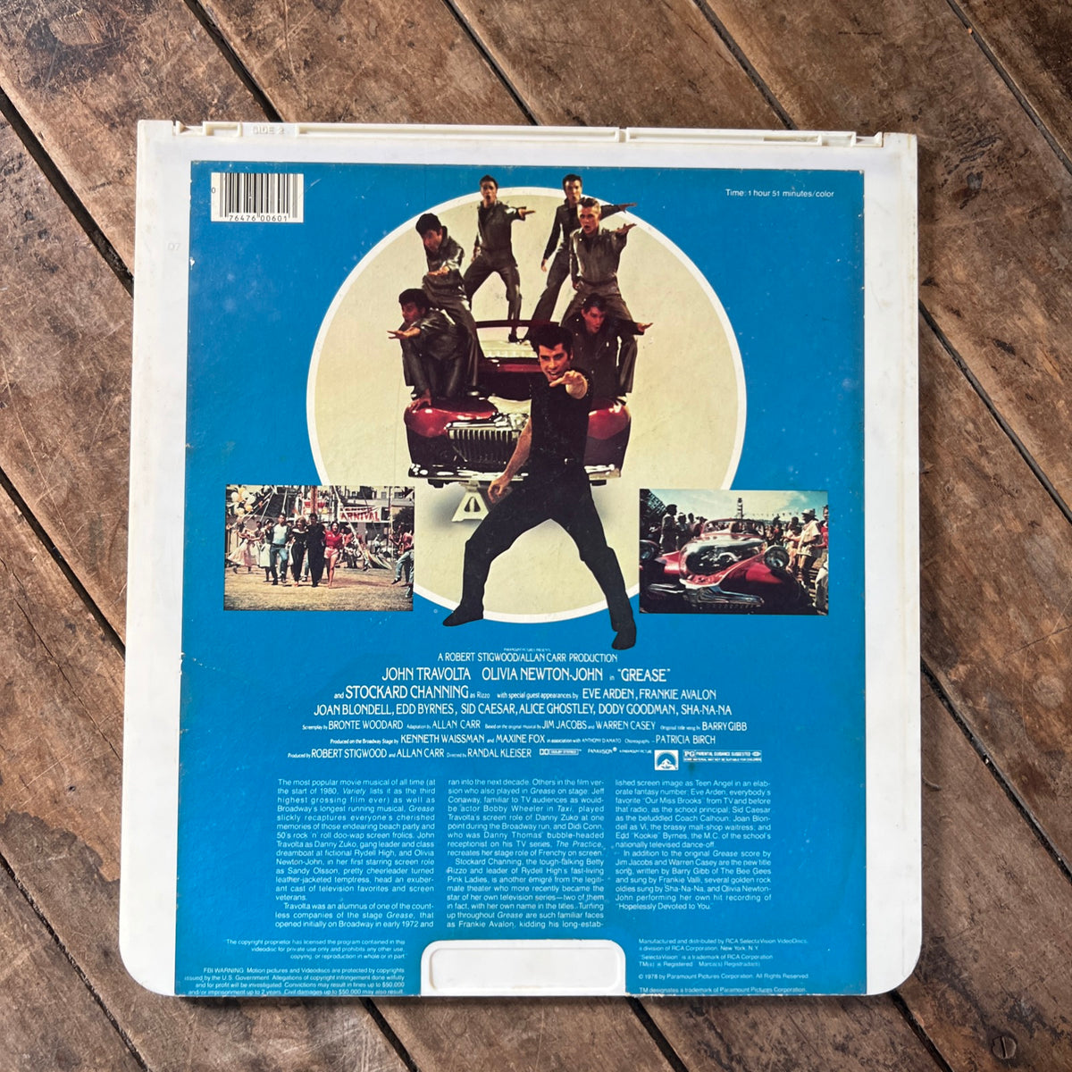 GREASE (LASERDISC 1978) Musical / Comedy [PG]