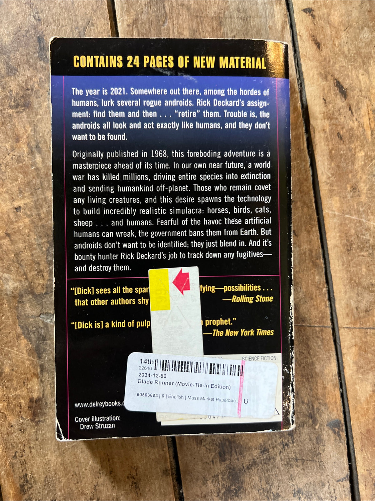 BLADE RUNNER - 25th Anniversary Edition ( 2007 Ballantine Books Paperback ) by Philip K Dick