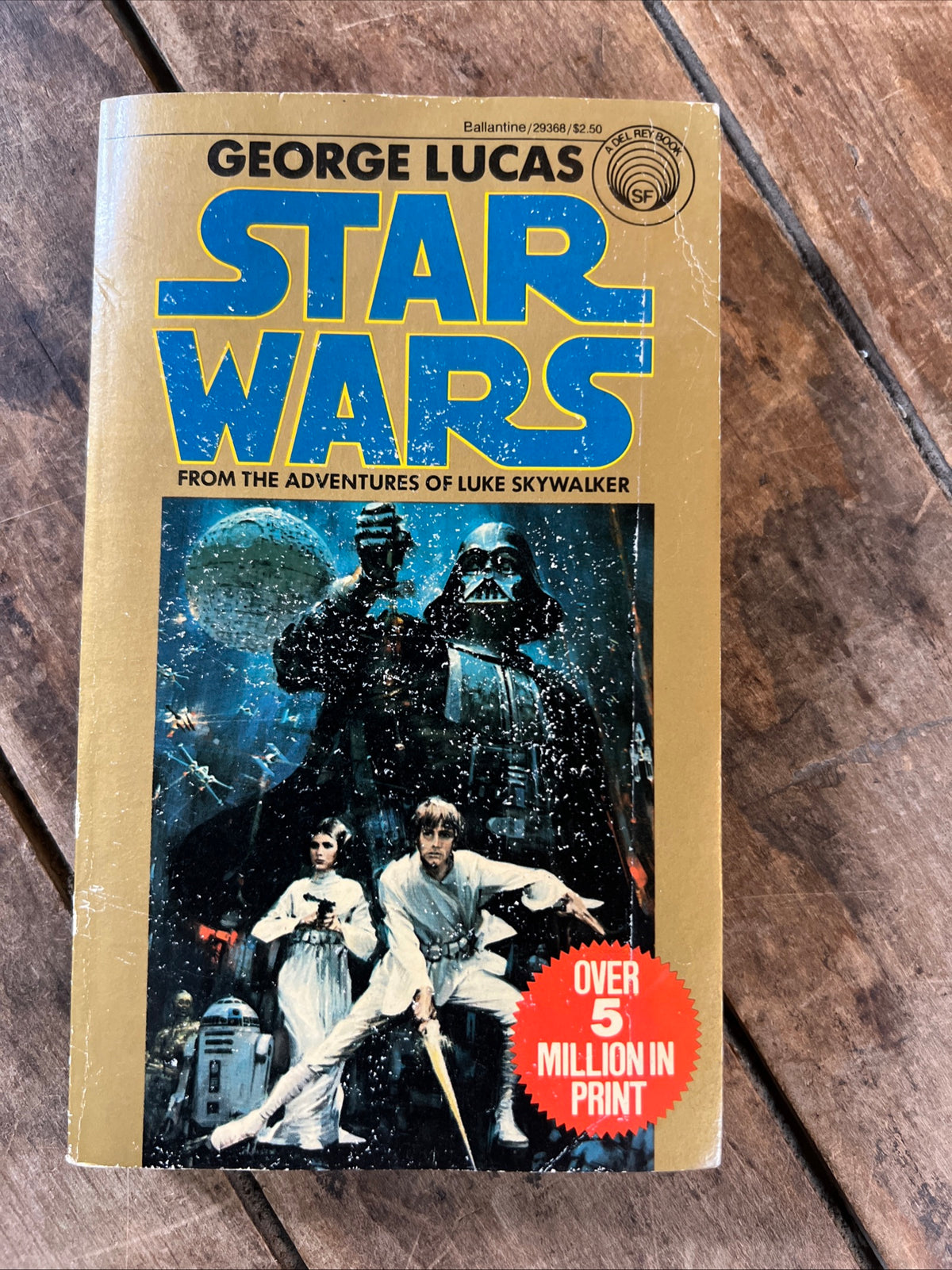 STAR WARS - The Adventures of Luke Skywalker ( 1977 Paperback) George Lucas
