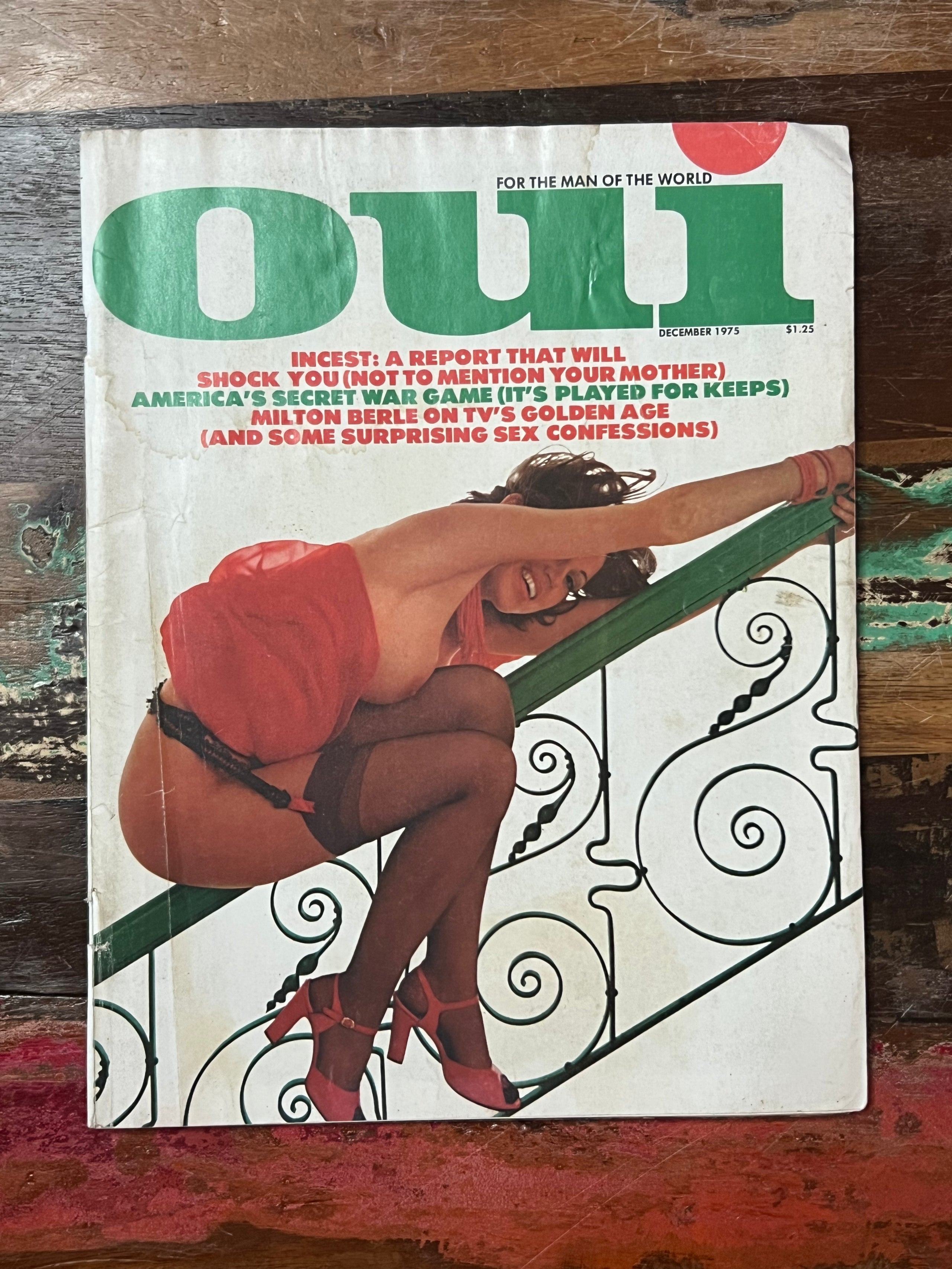 OUI Magazine For The Man of the World - December 1975 Issue