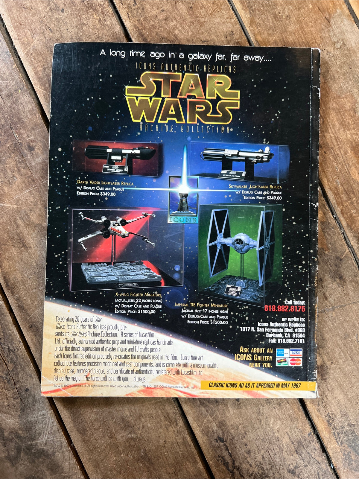 The Journal Of The ICONS Collector’s Society Magazine - Summer 1998 Issue ( Vol 2, No 3 ) THE VAULT