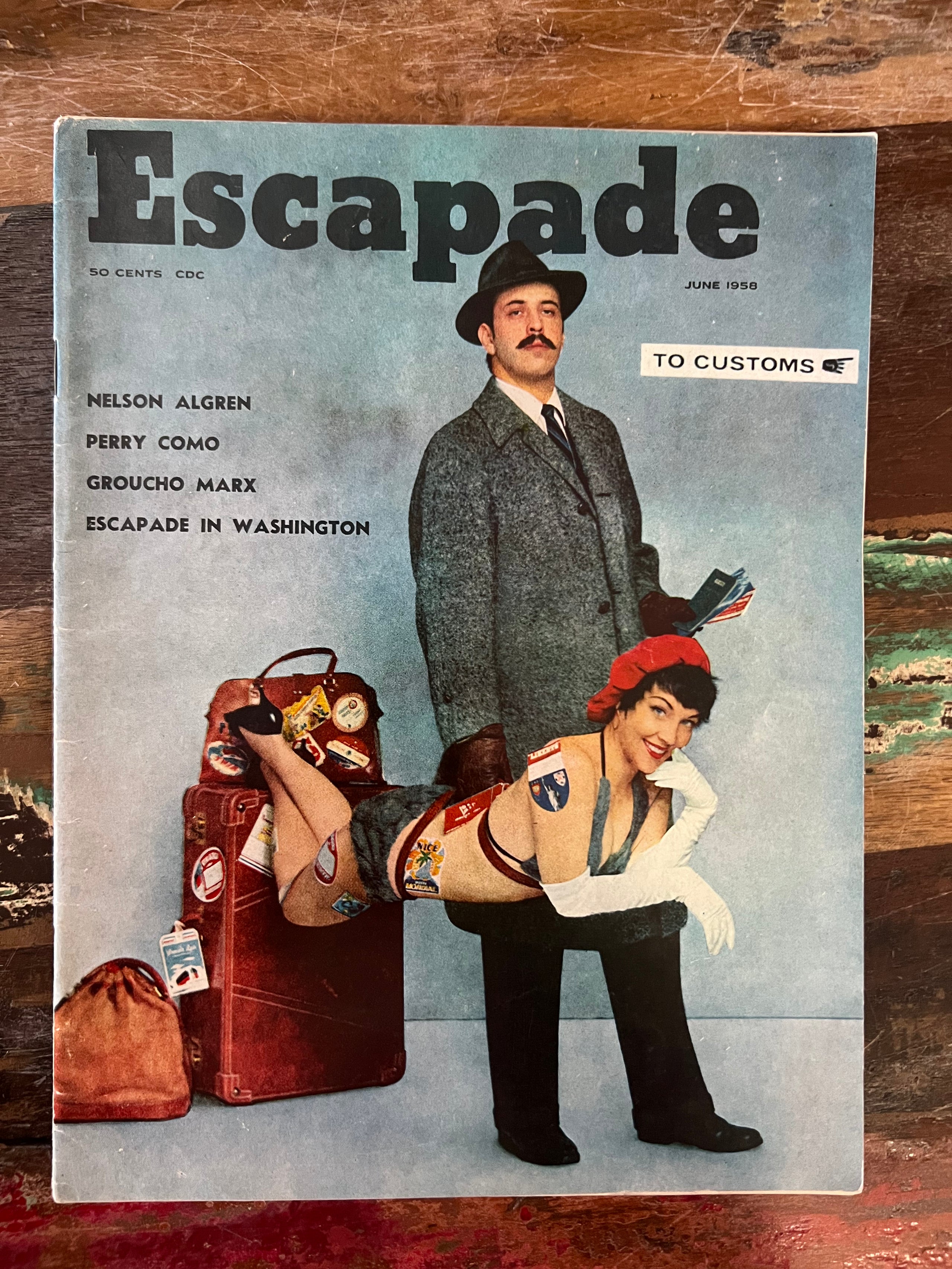 Escapade Magazine For Men - 1958 June Edition