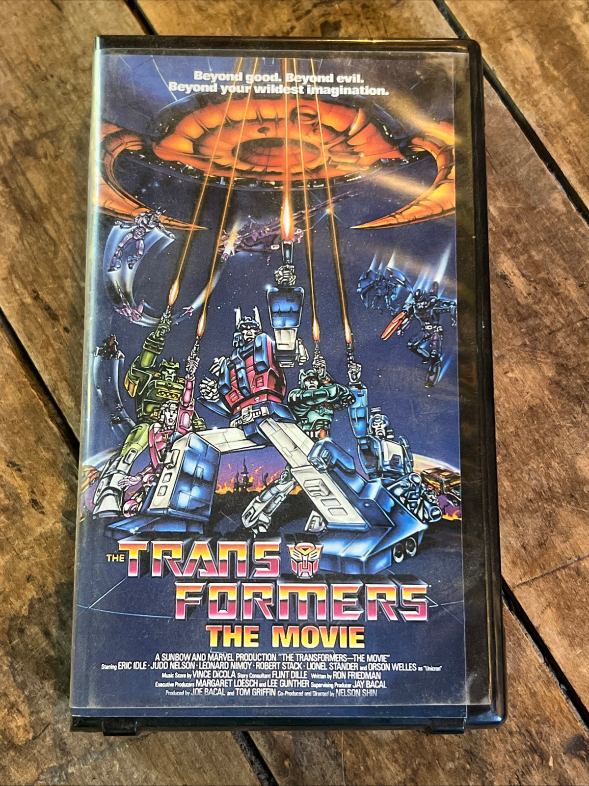 The Transformers The Movie ( VHS 1986 ) Family / Sci-Fi [G]
