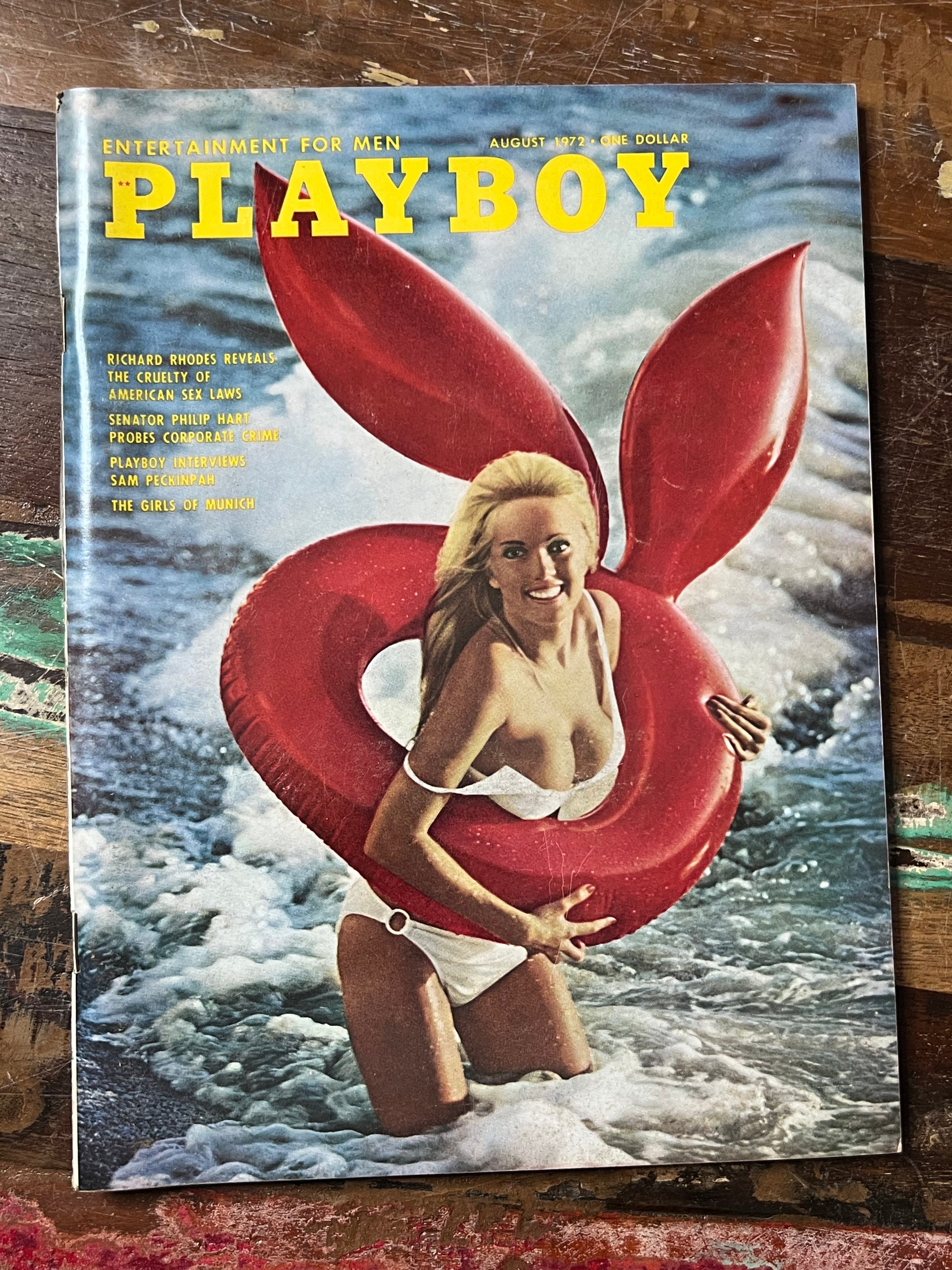 Playboy Magazine - August 1972 Issue - Entertainment For Men - Mens Magazine