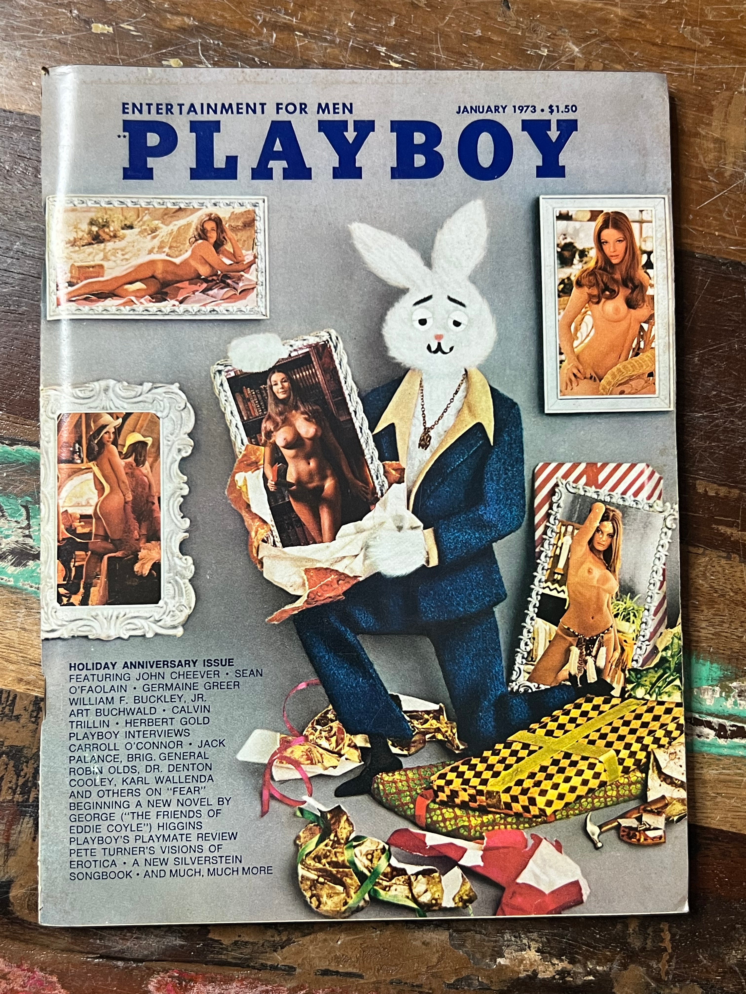 Playboy Magazine - January 1973 Issue - Entertainment For Men - Mens Magazine