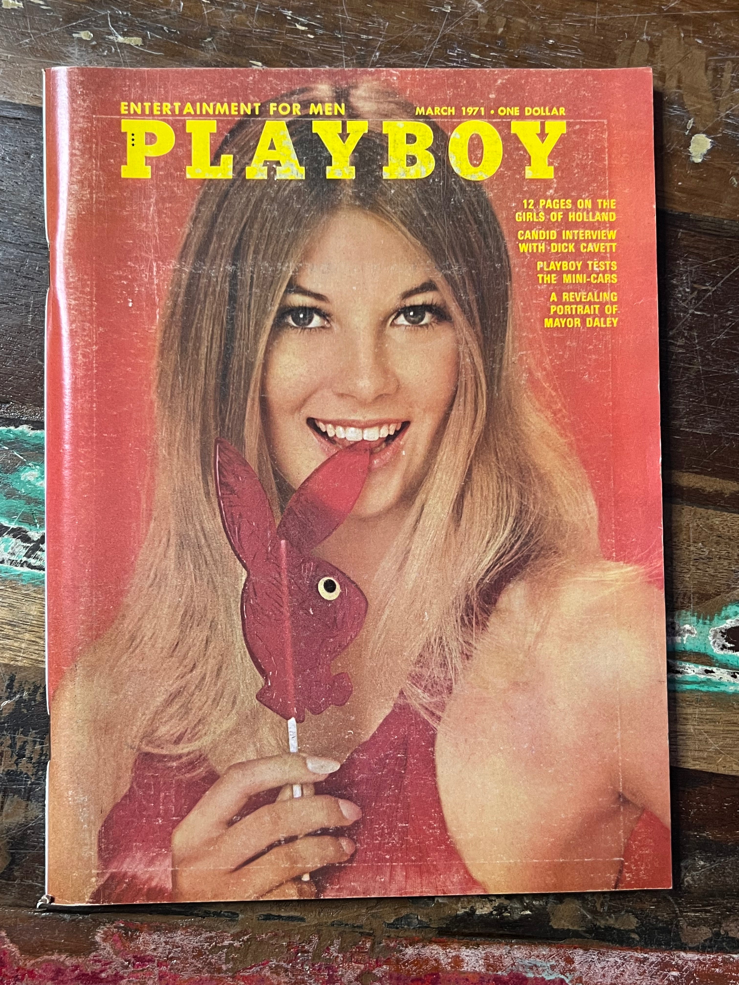 Playboy Magazine - March 1971 Issue - Entertainment For Men - Mens Magazine