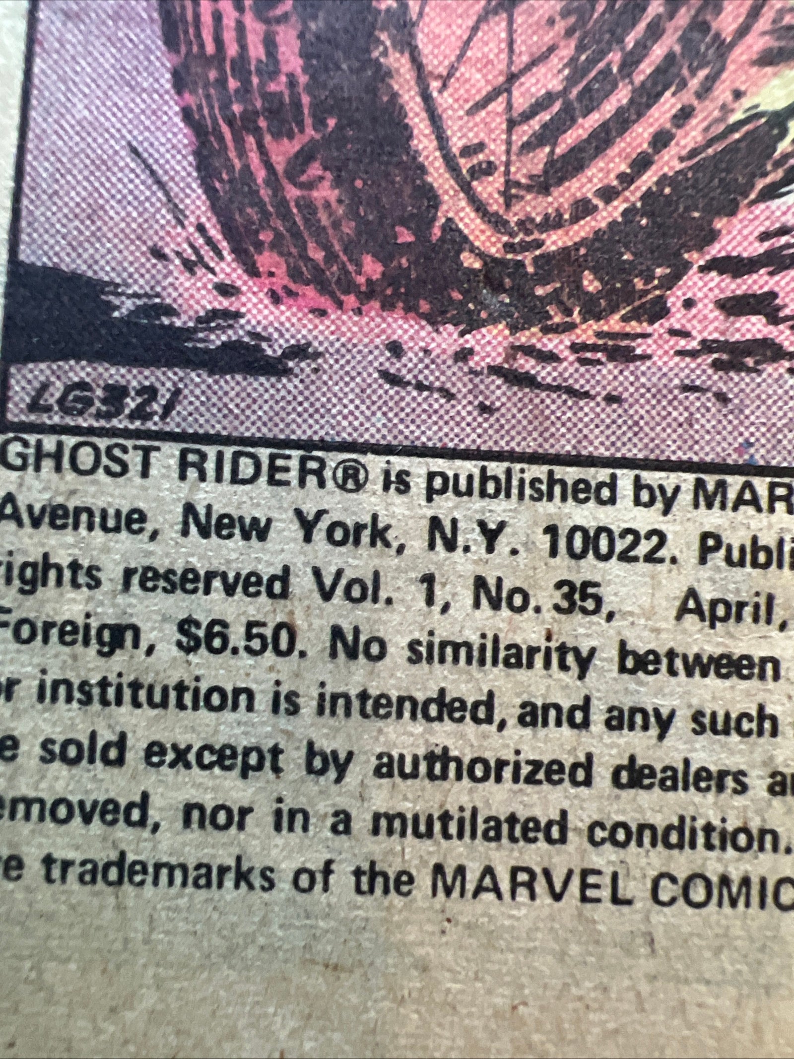 Ghost Rider #35 (1979) Marvel Comic Book