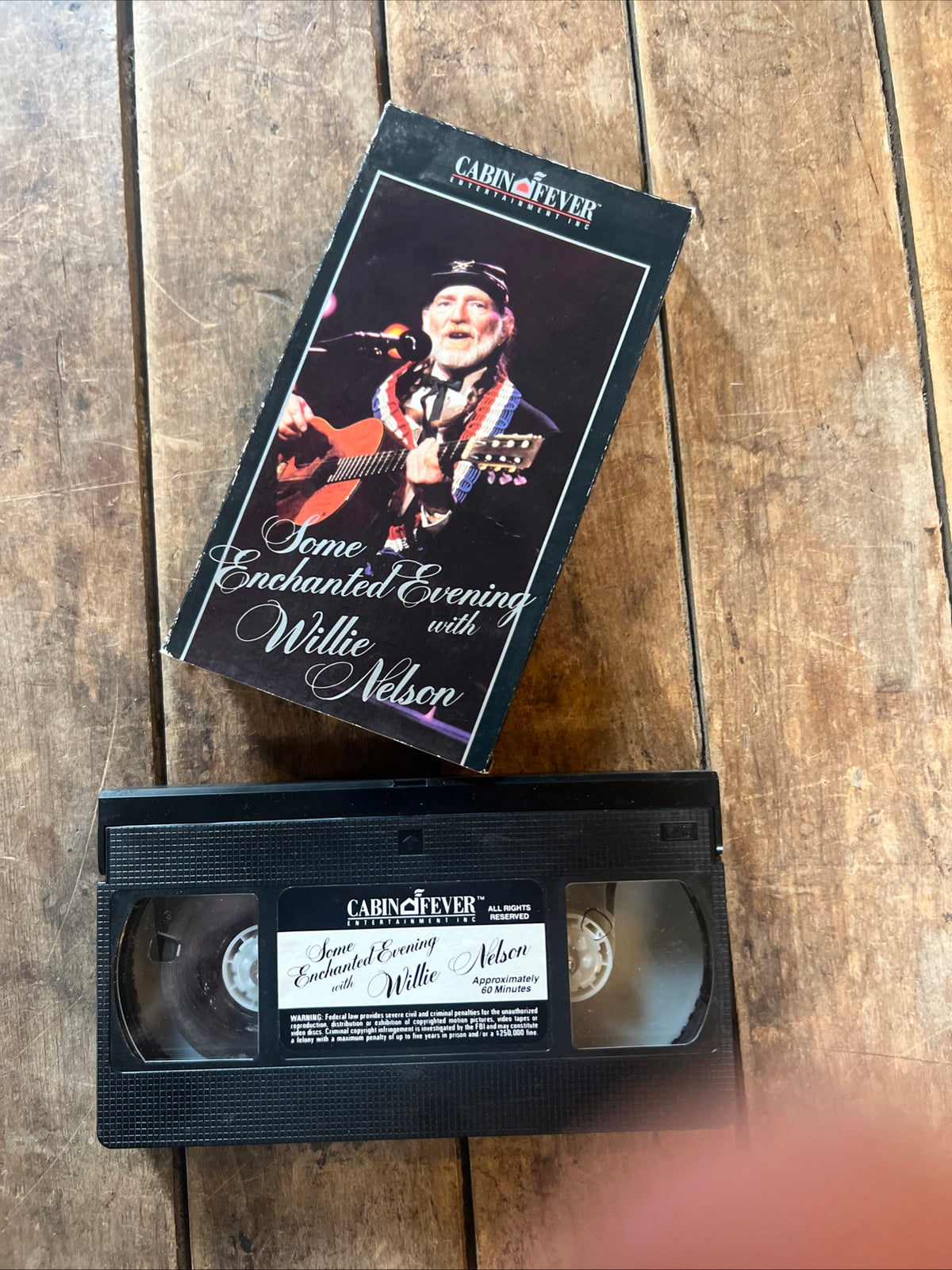 Some Enchanted Evening With Willie Nelson ( VHS 1988 ) Cabin Fever Entertainment