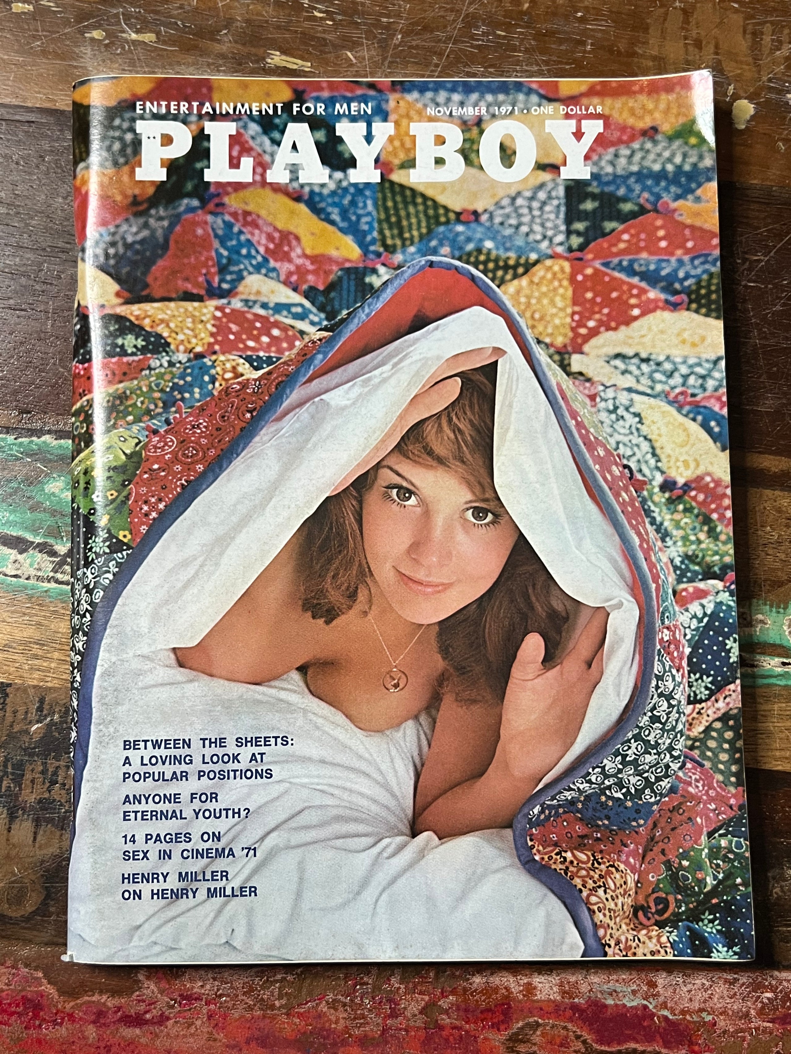 Playboy Magazine - November 1971 Issue - Entertainment For Men - Mens Magazine