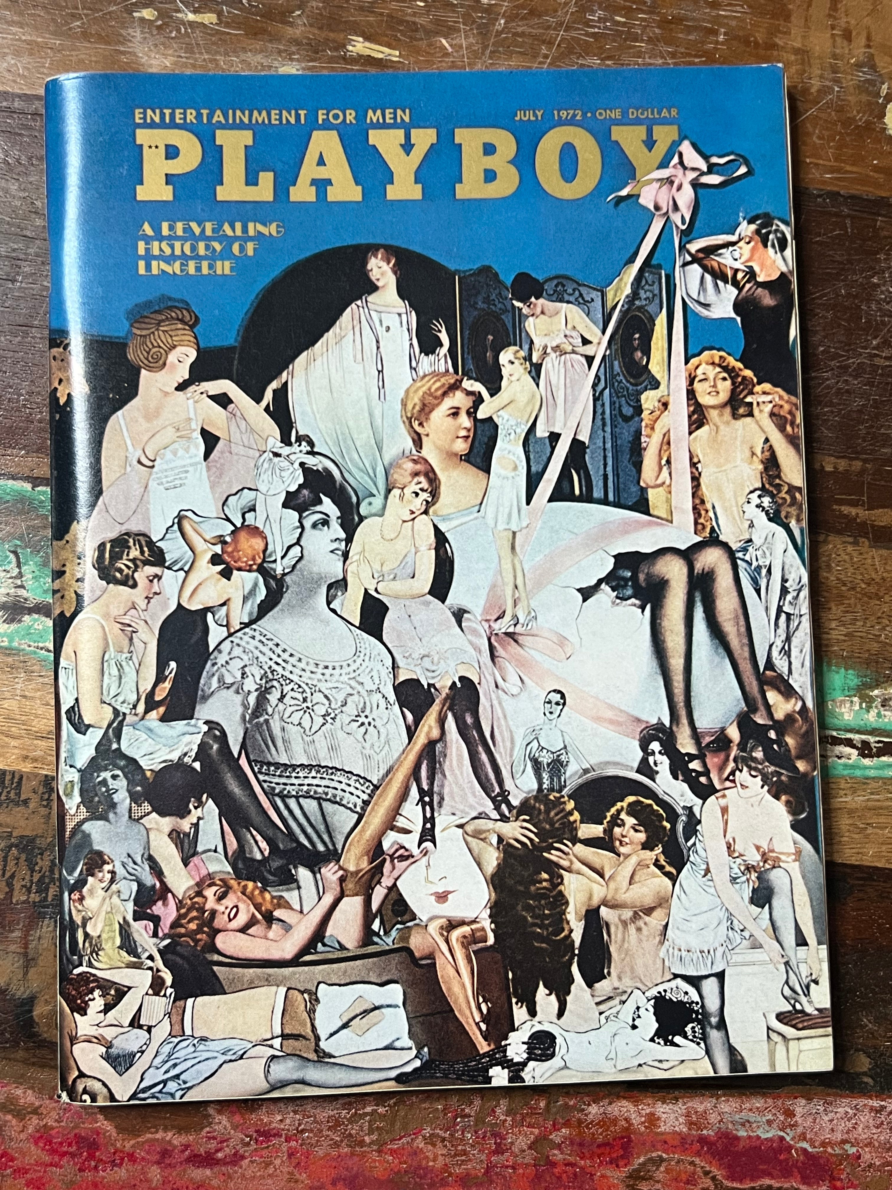Playboy Magazine - July 1972 Issue - Entertainment For Men - Mens Magazine