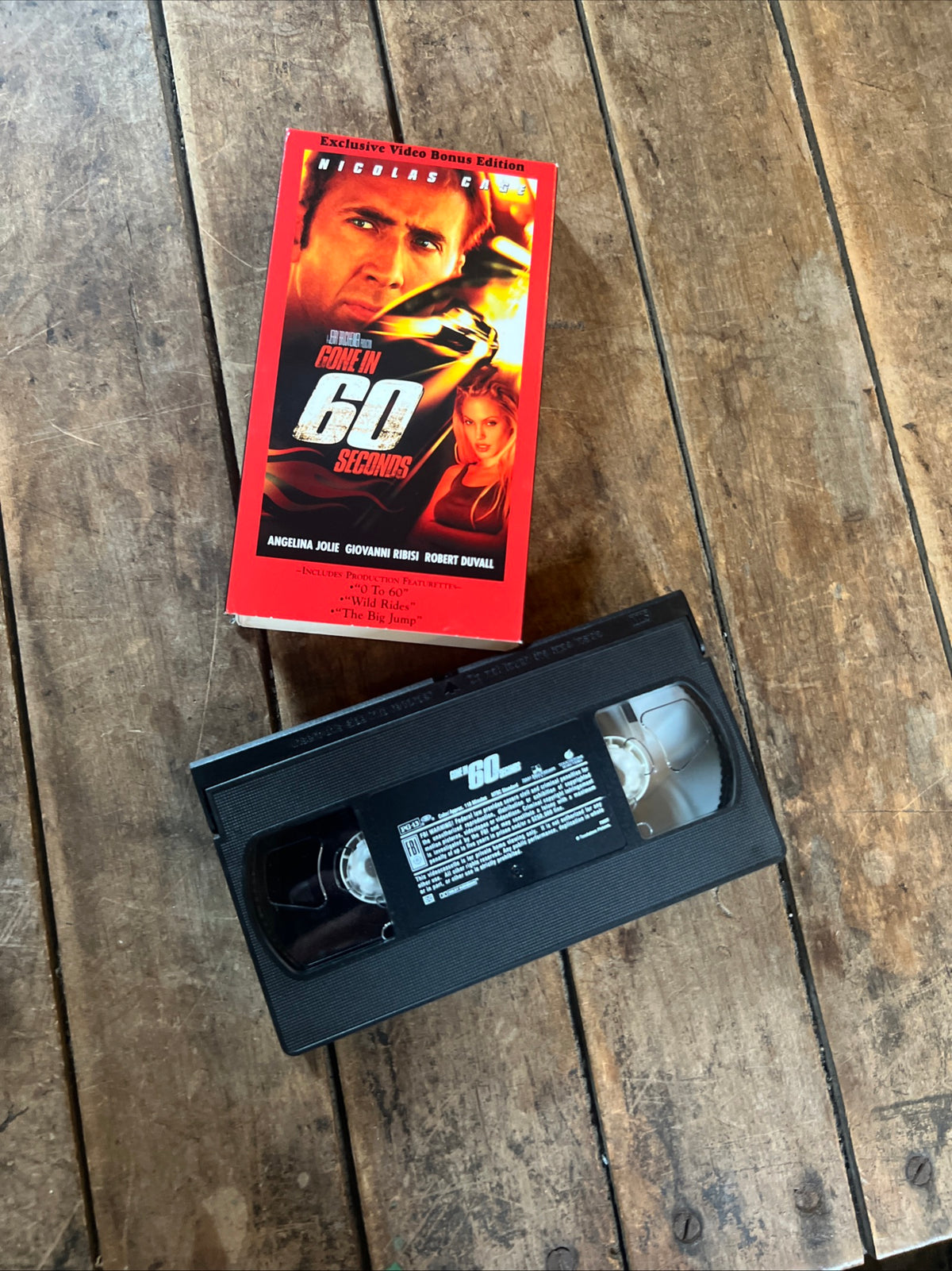 Gone In 60 Seconds ( VHS 2000 ) Action / Crime [PG-13]