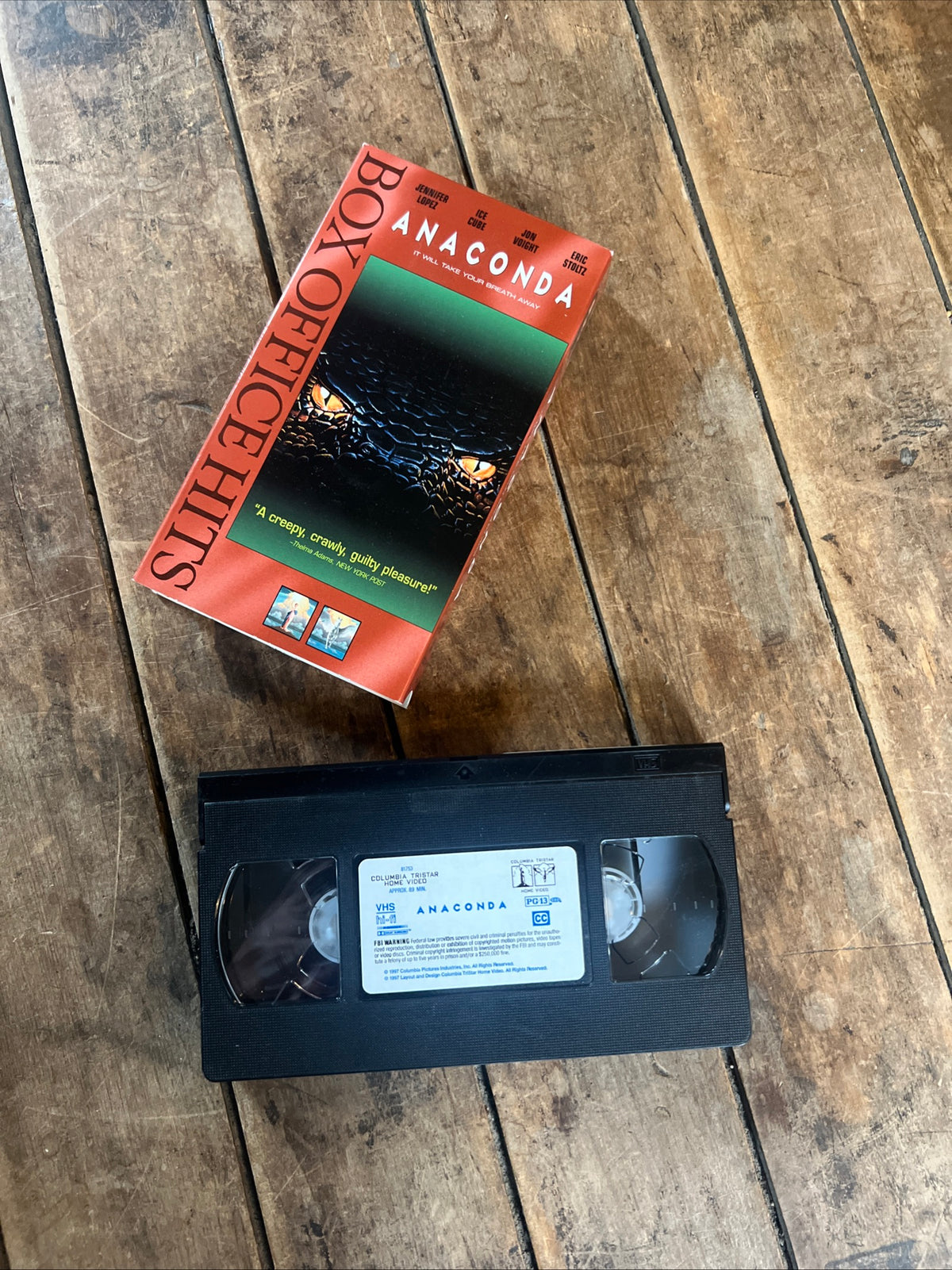 ANACONDA ( VHS 1997 ) Horror / Adventure [PG-13]
