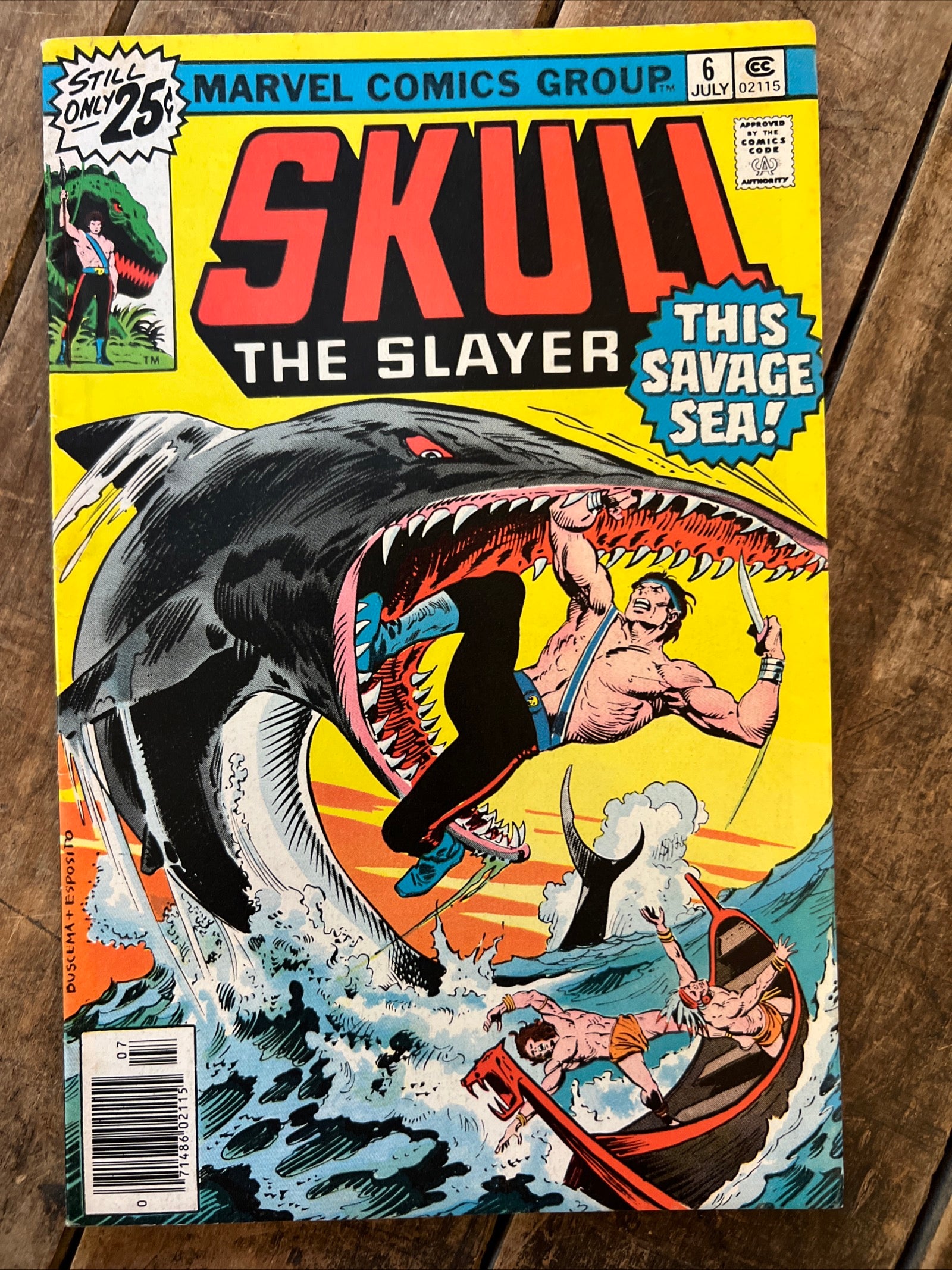 Skull the Slayer #6 1976) Marvel Comics Group