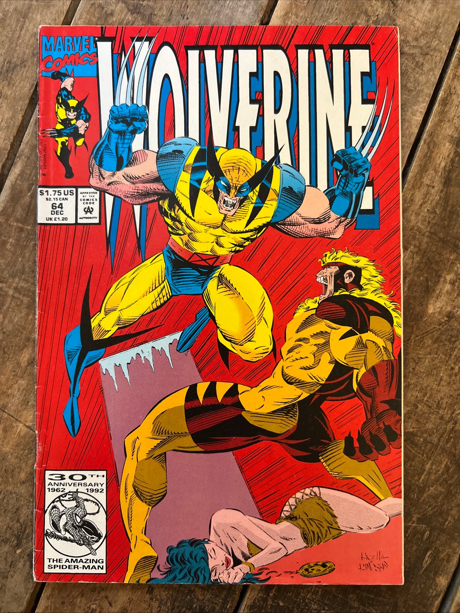 Wolverine #64 (1991) Marvel Comics