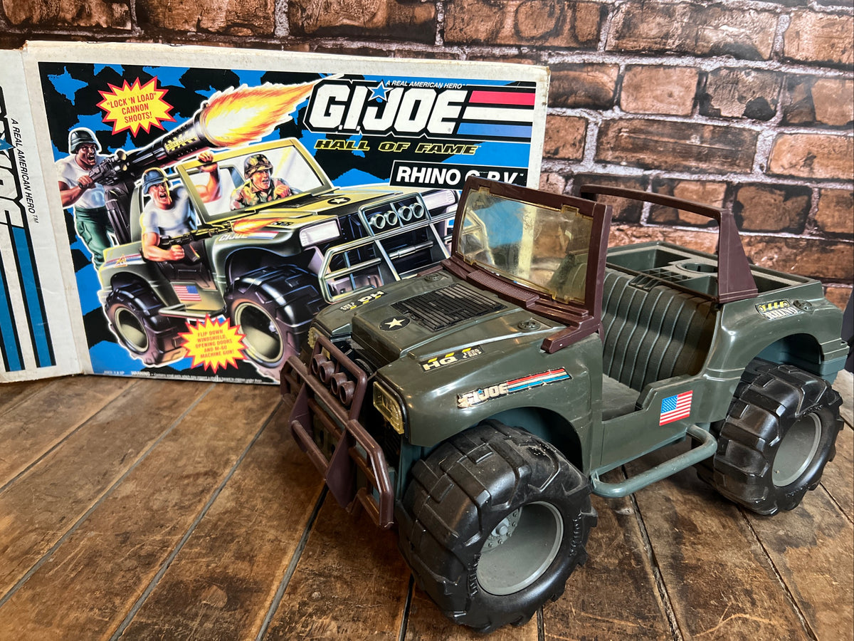 Vintage 1993 Hasbro - GI JOE RHINO G.P.V. (Ground Patrol Vehicle) - Original Box