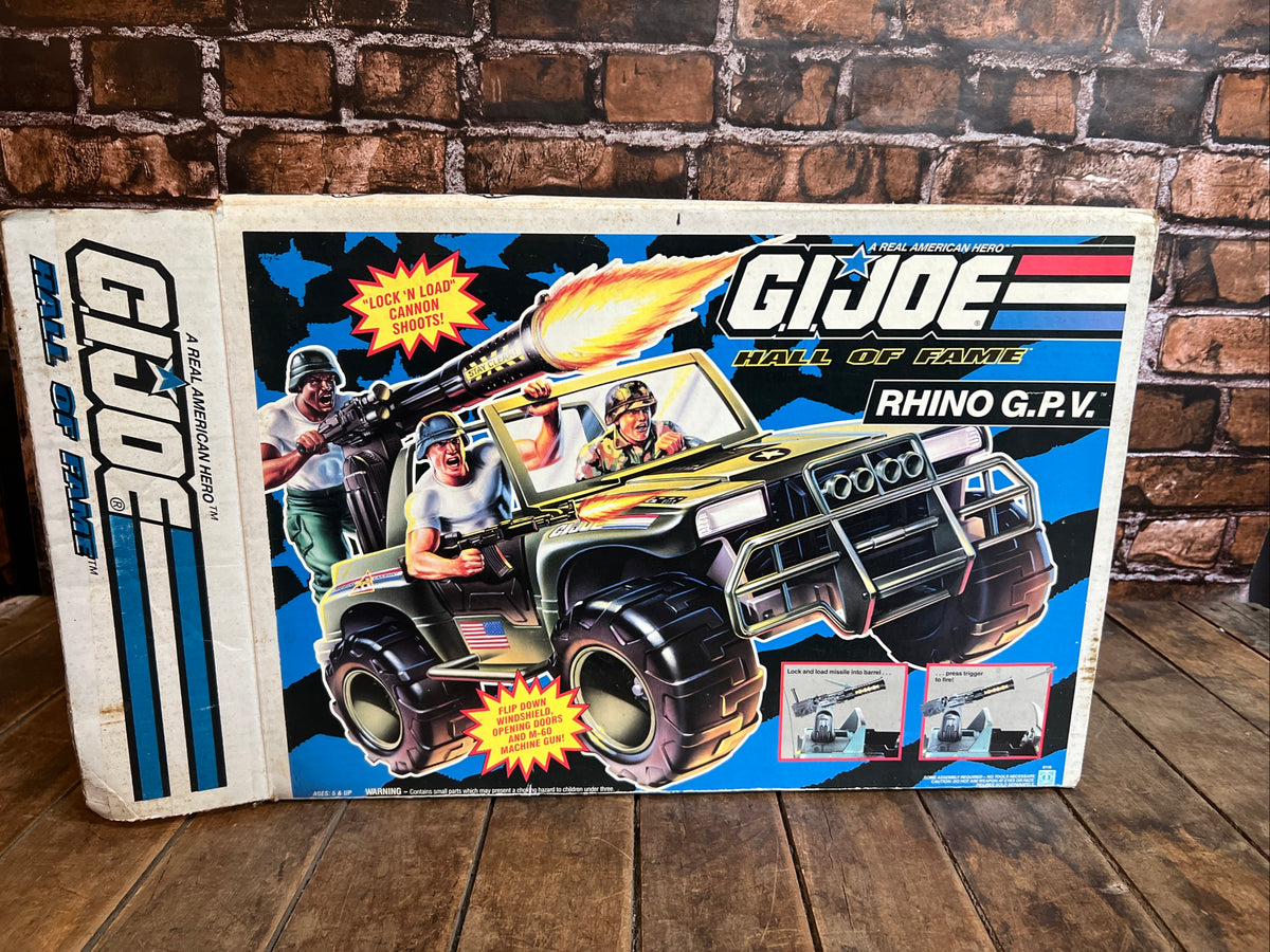 Vintage 1993 Hasbro - GI JOE RHINO G.P.V. (Ground Patrol Vehicle) - Original Box