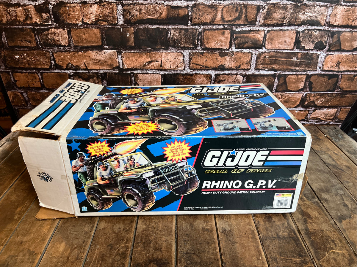 Vintage 1993 Hasbro - GI JOE RHINO G.P.V. (Ground Patrol Vehicle) - Original Box