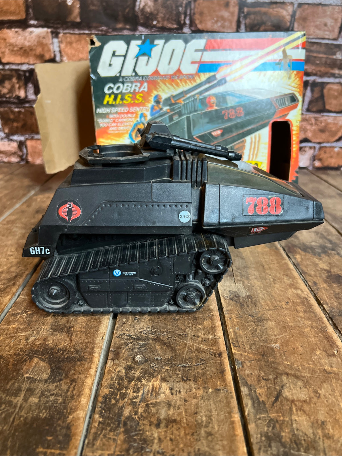 1983 Hasbro GI JOE- Cobra H.I.S.S. Tank & The Enemy Action Figure - Original Box