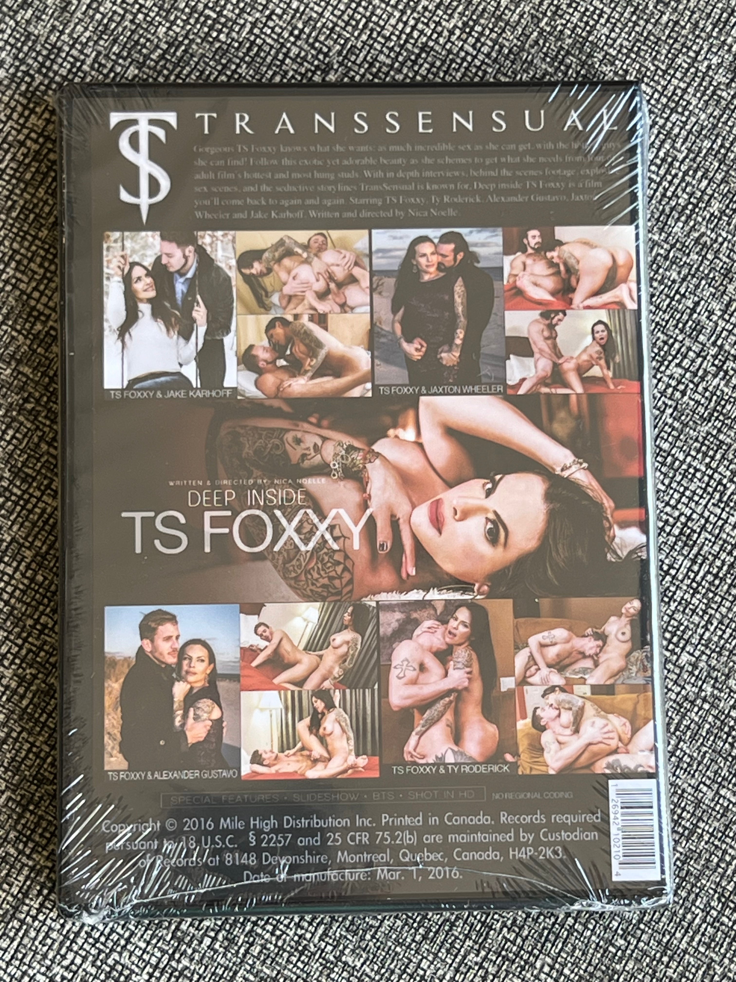 Deep Inside Ts Foxxy - DVD 2016 - Transsensual