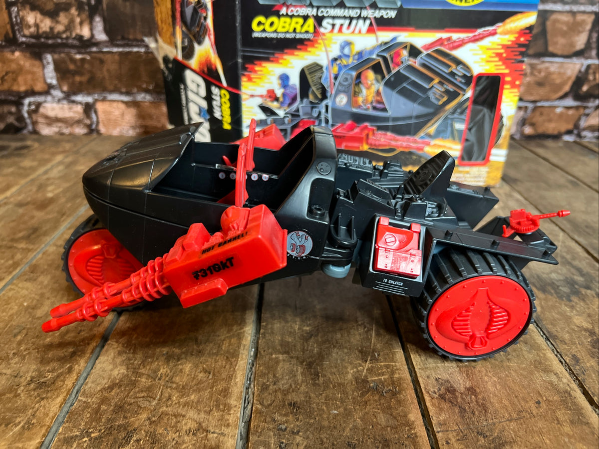 1986 Hasbro GI JOE- Cobra Stun & Motor Viper Pilot Action Figure - Original Box