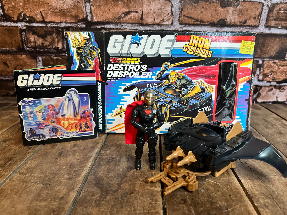 1988 Hasbro GI JOE- Iron Grenadiers Destro’s Despoiler & Destro Action Figure in Original Box