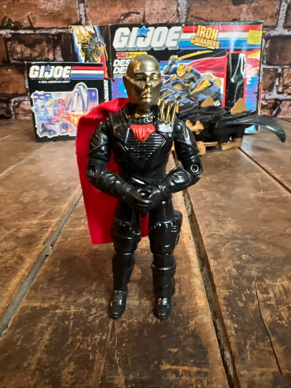 1988 Hasbro GI JOE- Iron Grenadiers Destro’s Despoiler & Destro Action Figure in Original Box