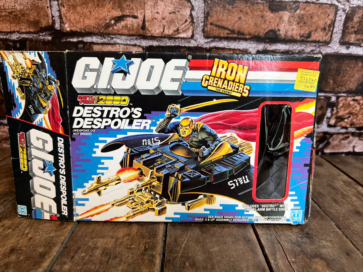 1988 Hasbro GI JOE- Iron Grenadiers Destro’s Despoiler & Destro Action Figure in Original Box
