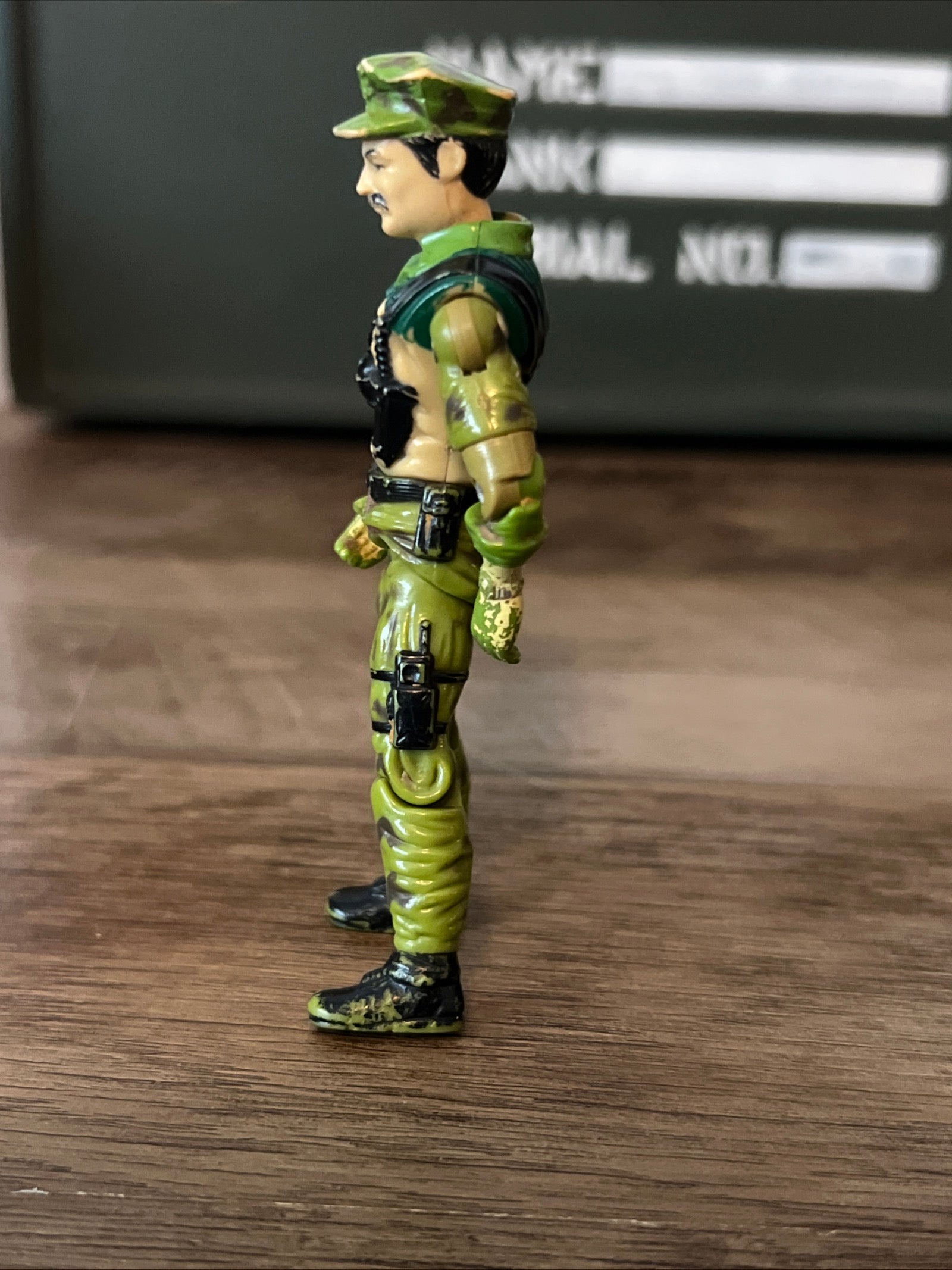 1986 Hasbro GI Joe - LEATHERNECK : Marine Action Figure - ARAH