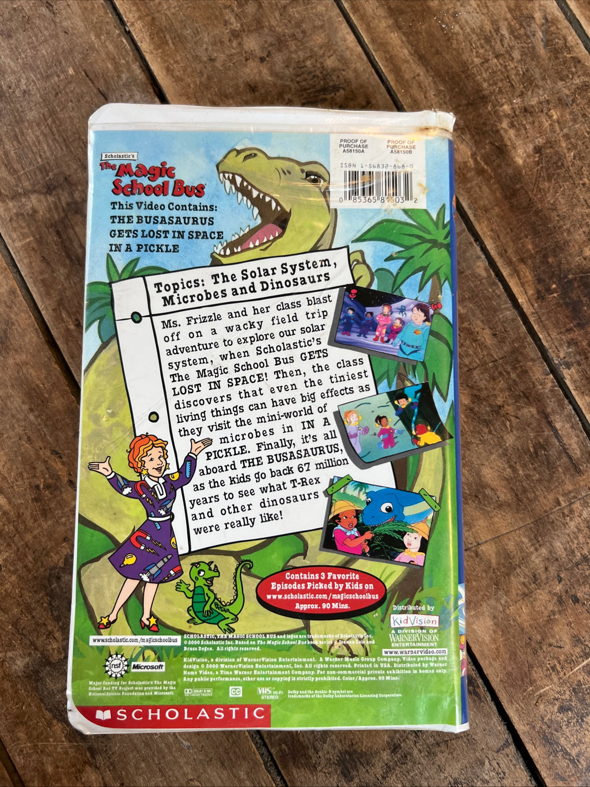 The Magic School Bus Greatest Adventures ( VHS 2000 ) Family [G] Scholastic