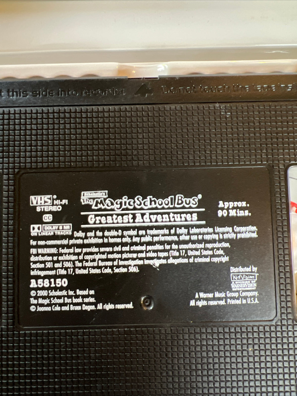 The Magic School Bus Greatest Adventures ( VHS 2000 ) Family [G] Scholastic